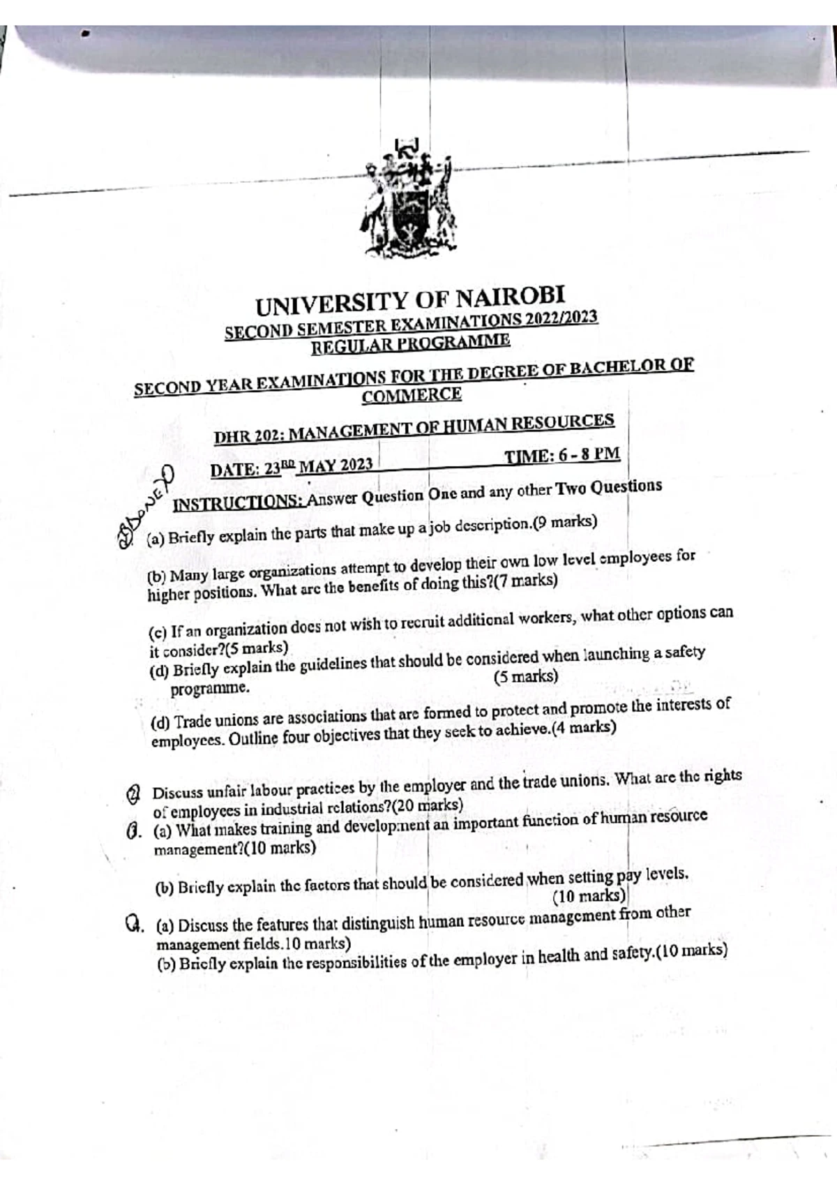 AQA Physics Paper 1 Questions & Answers 2023: Detailed Solutions - Studocu