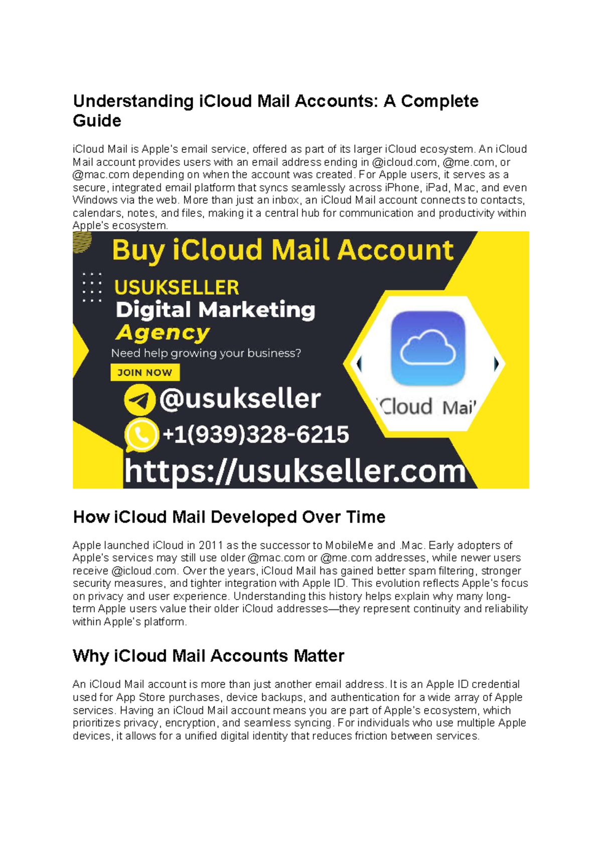 Understanding iCloud Mail Accounts: A Comprehensive Overview - Studocu