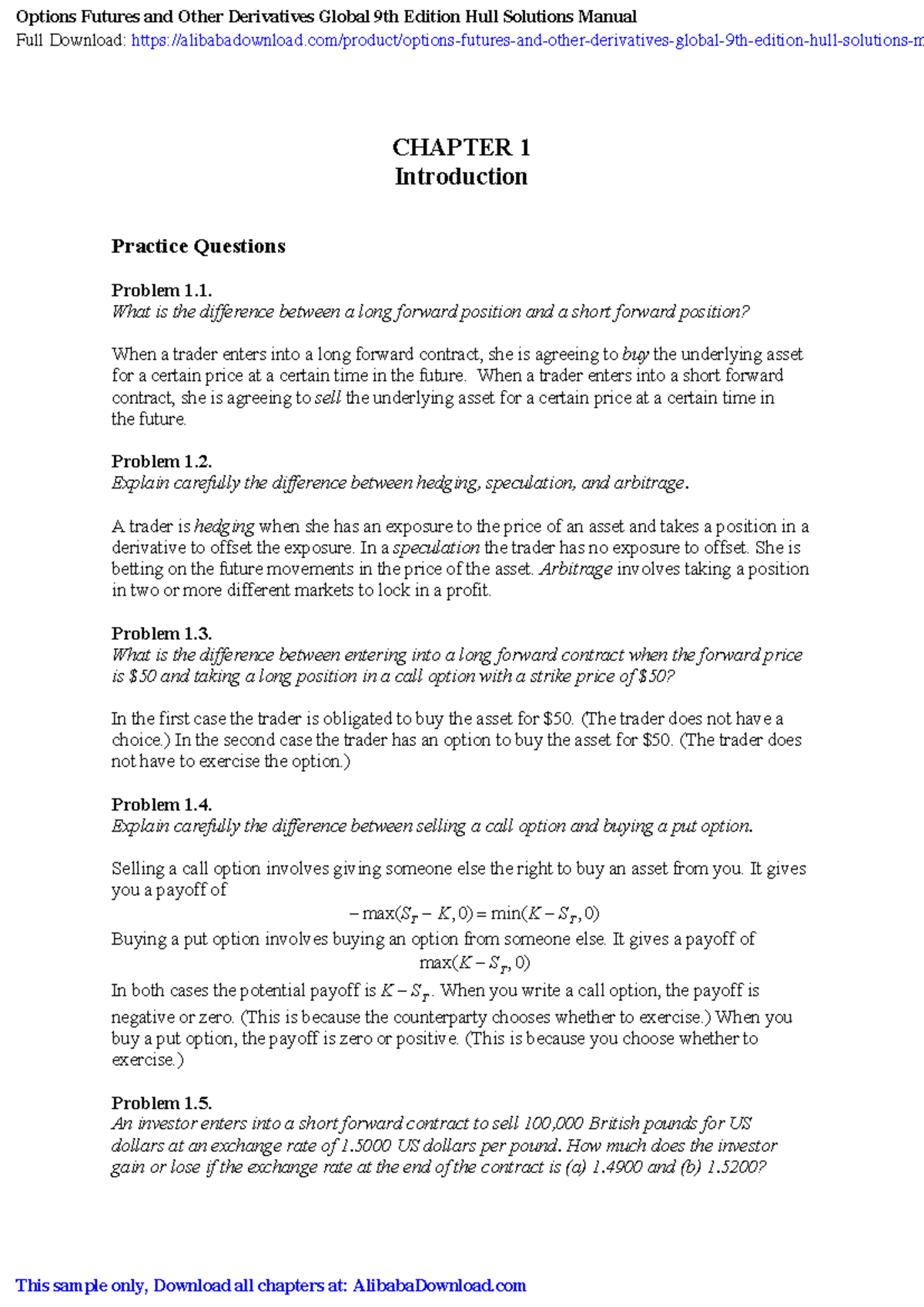 Student Solutions Manual ジョンハル 英語 解答 第9版 Student Solutions Manual ジョンハル 英語 解答 第9版