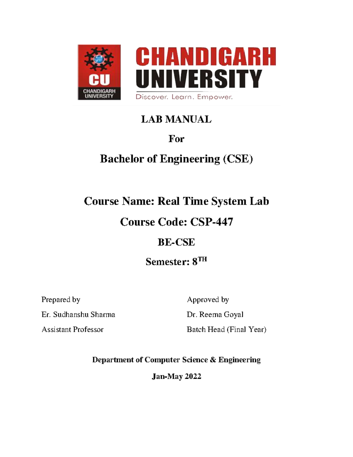 RTS LAB Manual 8th sem - GVHGFHDFGHJJHGHFHDG - LAB MANUAL For Bachelor ...