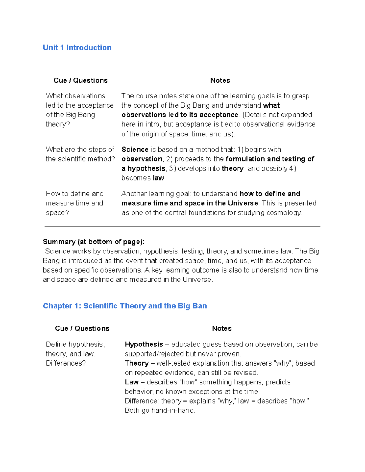 Earth Science Notes (Midterm) - Key Concepts and Theories - Studocu