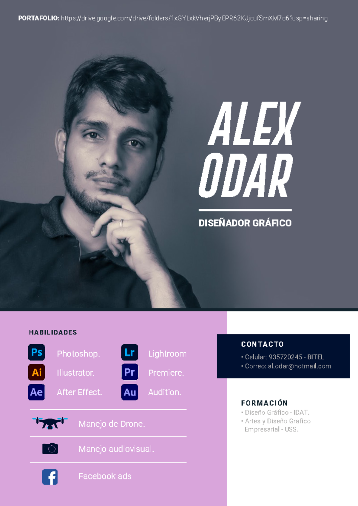 Alex Odar - Designer Portfolio and Experience Overview - Studocu