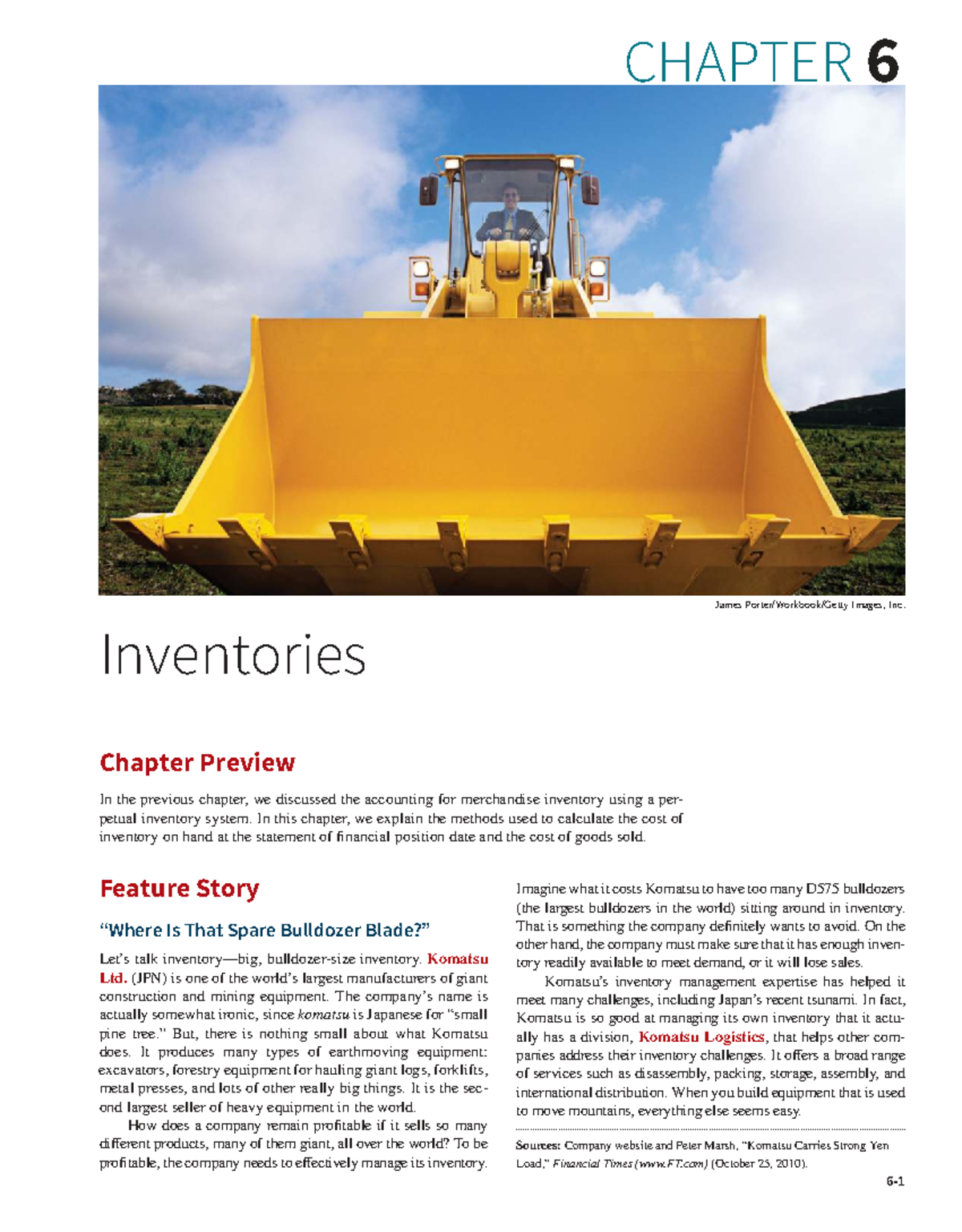 Chapter 06: Inventories - Understanding Cost Flow Methods and ...