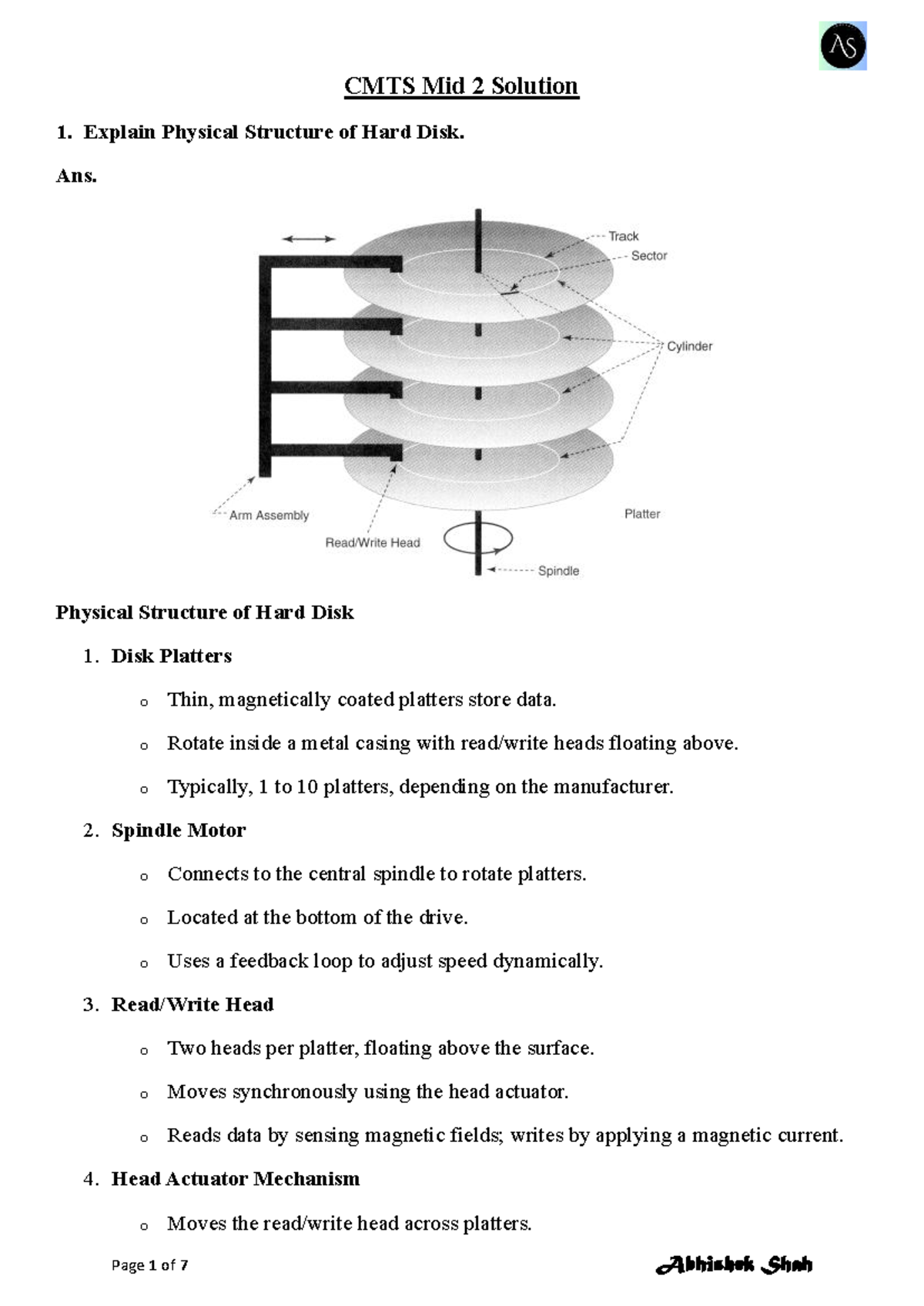 CMTS Mid 2 solution: Understanding hard disks, CDs, and troubleshooting ...