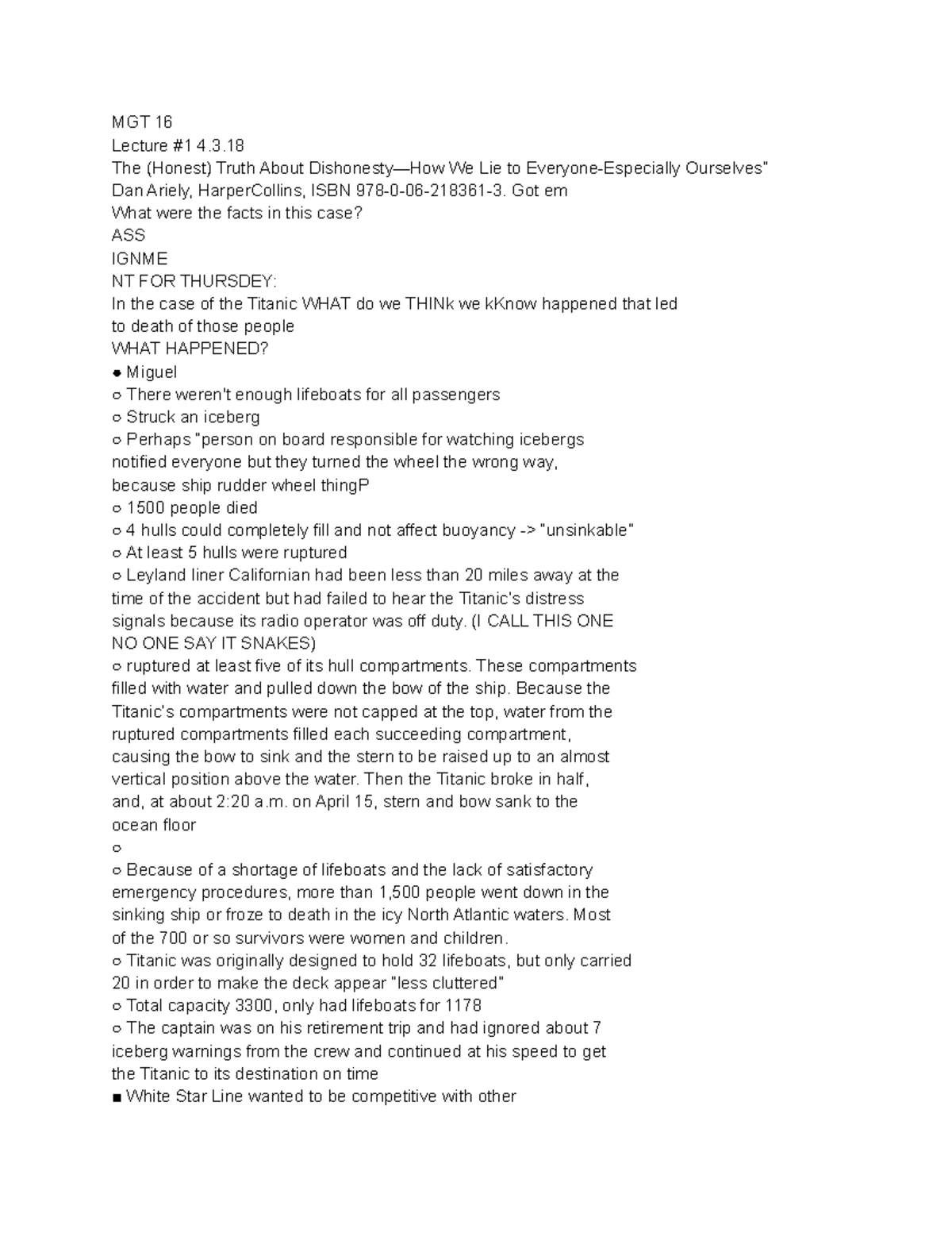 Hit Pol 100 - Week 1 Lecture 2 - Lecture Notes - Week 1 Lecture 2 ...