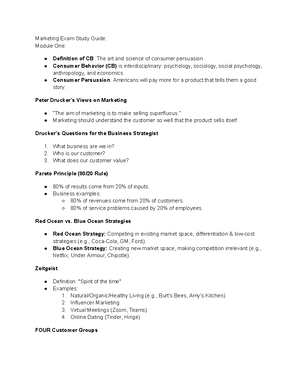 Comprehensive Guide on Consumer Behavior & Marketing Strategies (CB ...