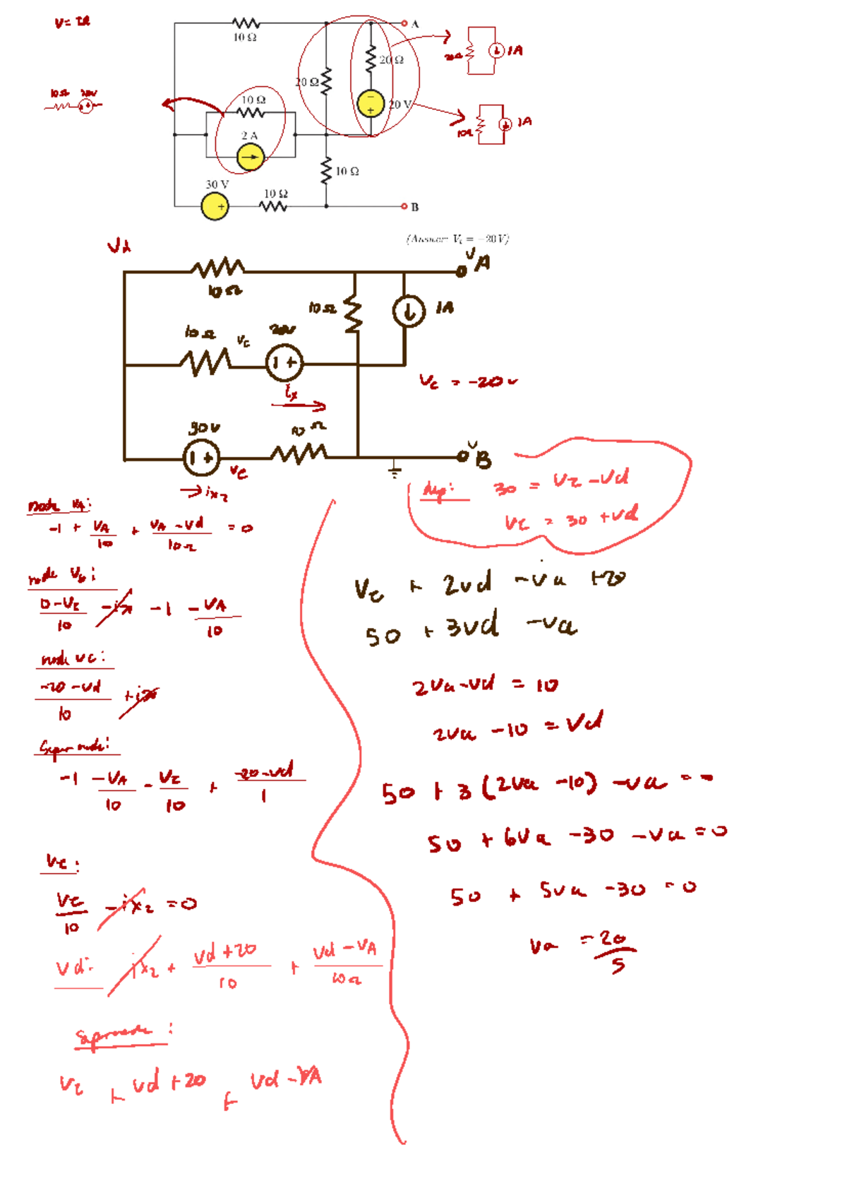 Circuits 1 Quiz Example Questions and Solutions - Studocu