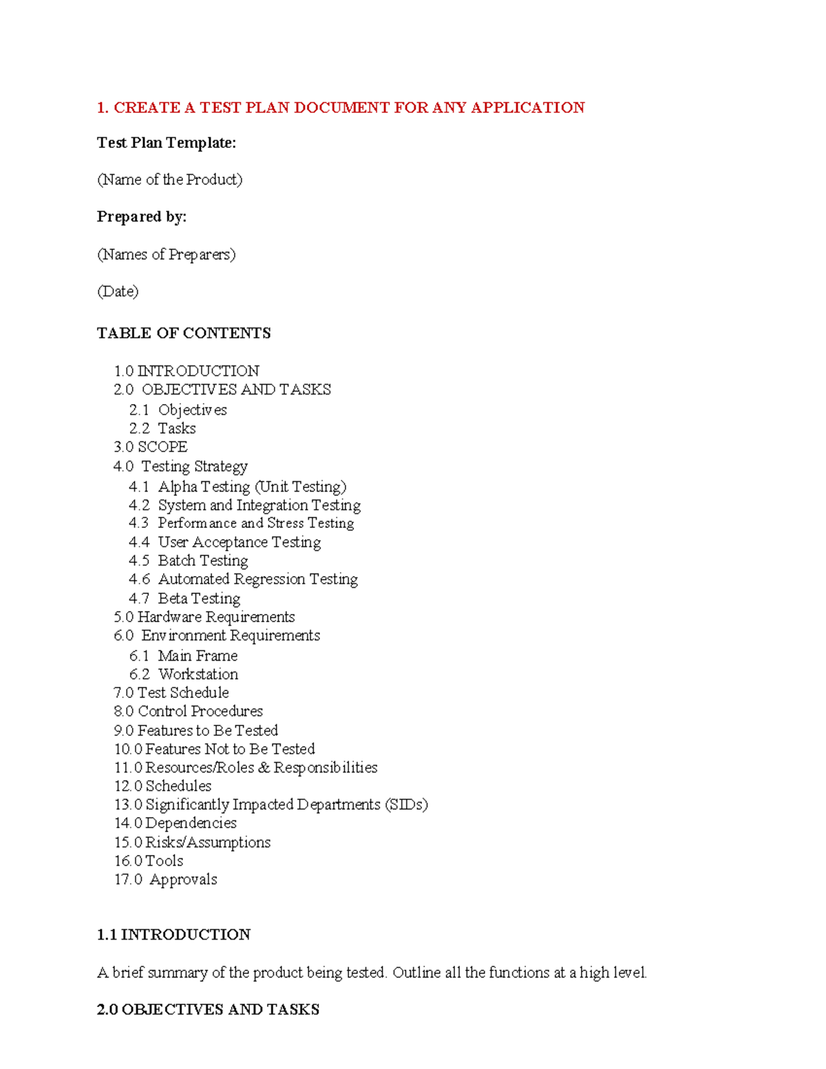 ST Lab Ex.1 & 2 - its a lab manual of st lab - 1. CREATE A TEST PLAN ...