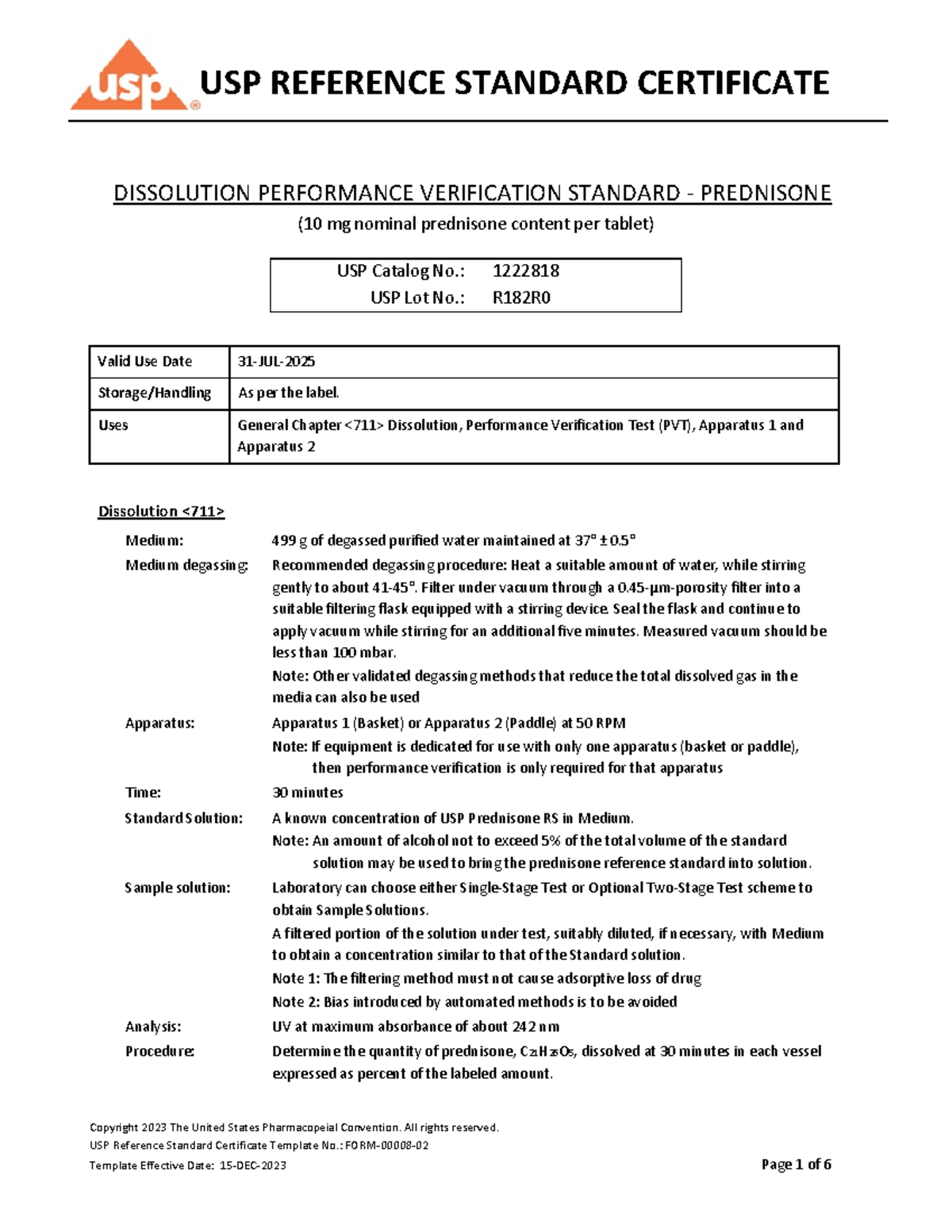 1222818-R182R0 PVS prednisone jul 25 - Copyright 2023 The United States ...