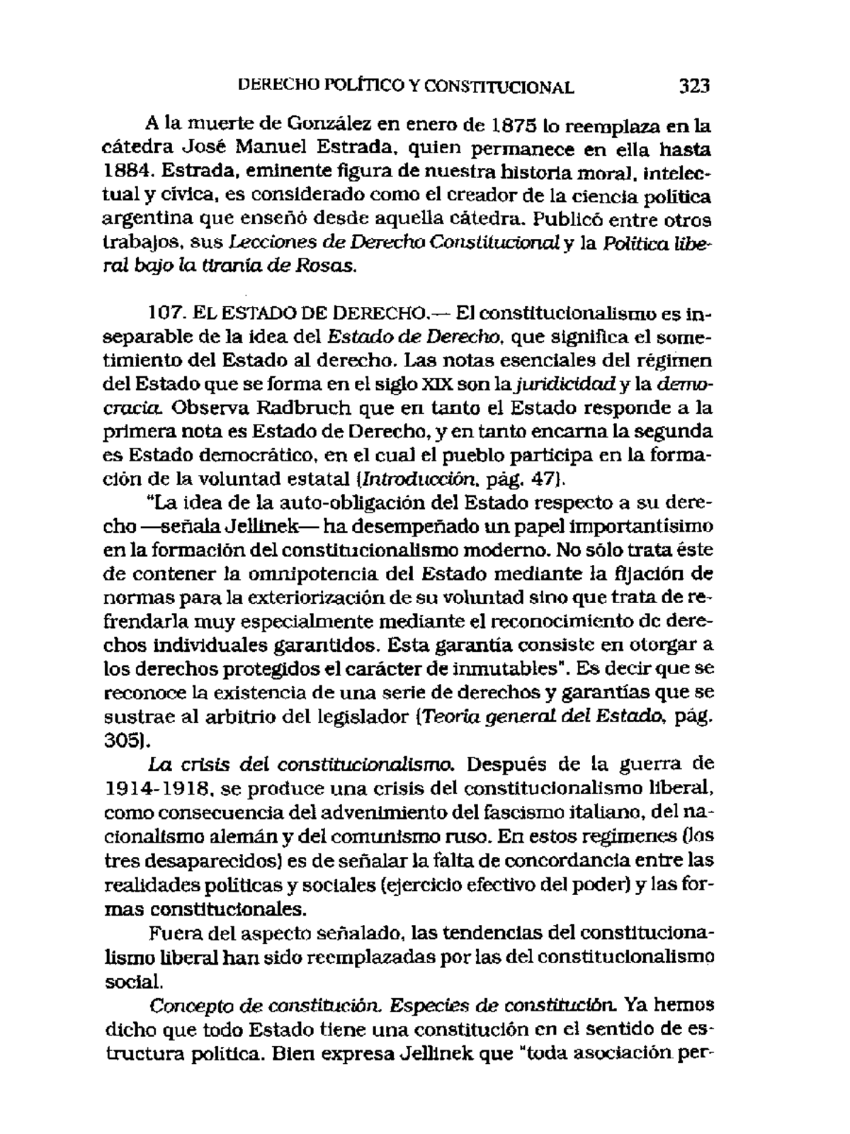DERECHO POLÍTICO Y CONSTITUCIONAL 323: Análisis del Estado y ...