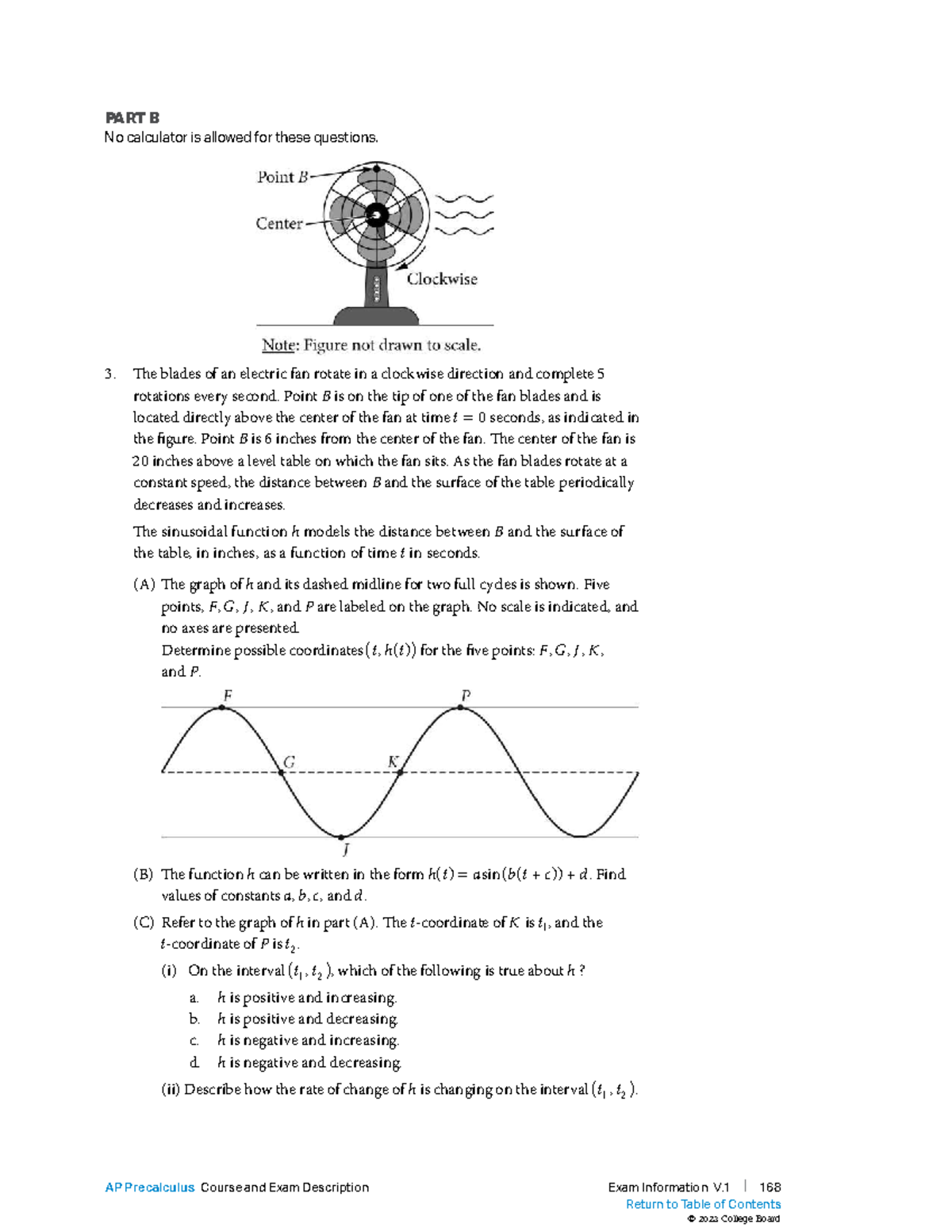 FRQ AP PC - No Calculator Precalculus Exam Questions - Studocu
