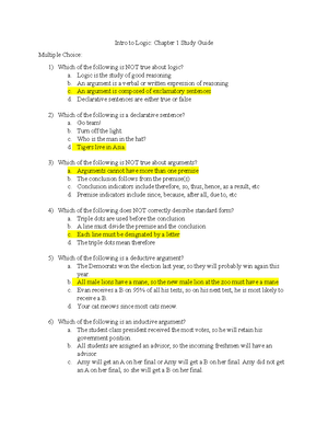 Truth Tables and Rules Study Guide - Logic Ch 3 Study Guide Matching ...