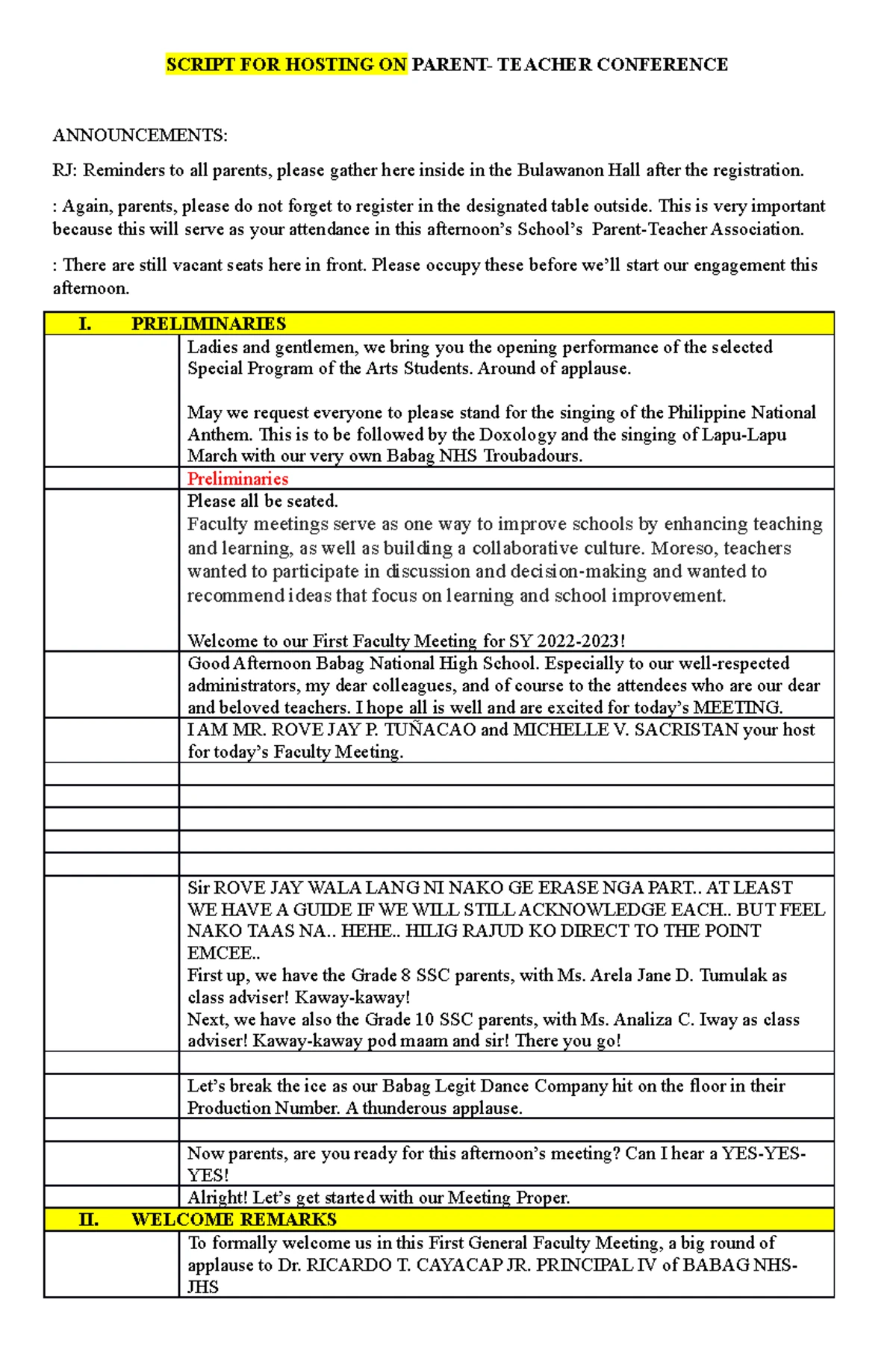 Proposal Template for Addressing Nutritional Concerns in BSIT Block I ...