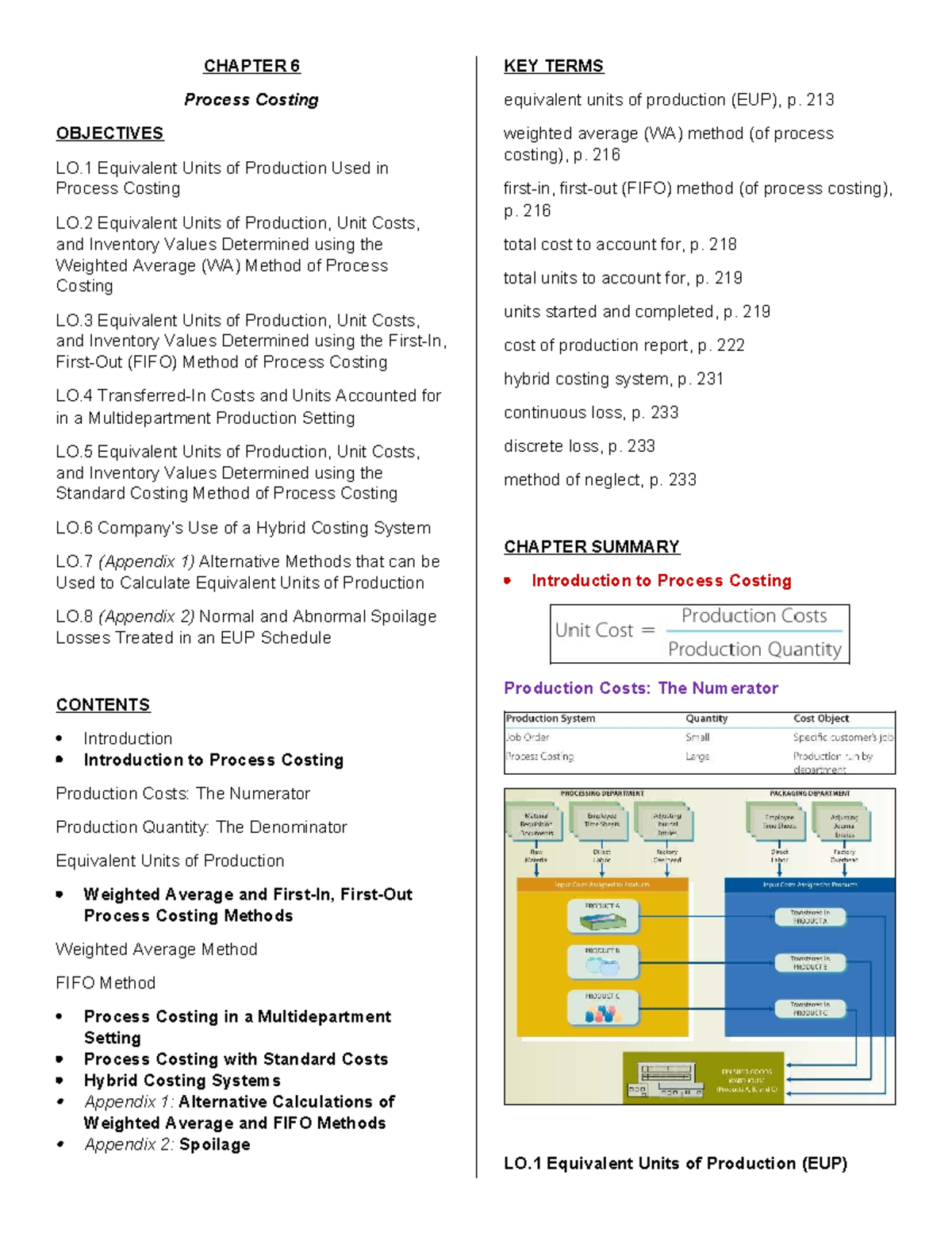 C6 Process Costing: Understanding EUP, WA, FIFO, and Hybrid Systems ...
