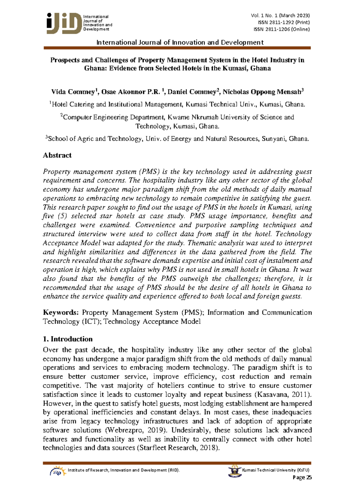 Prospect March 2023 - dnfiouboidf - International Journal of Innovation ...