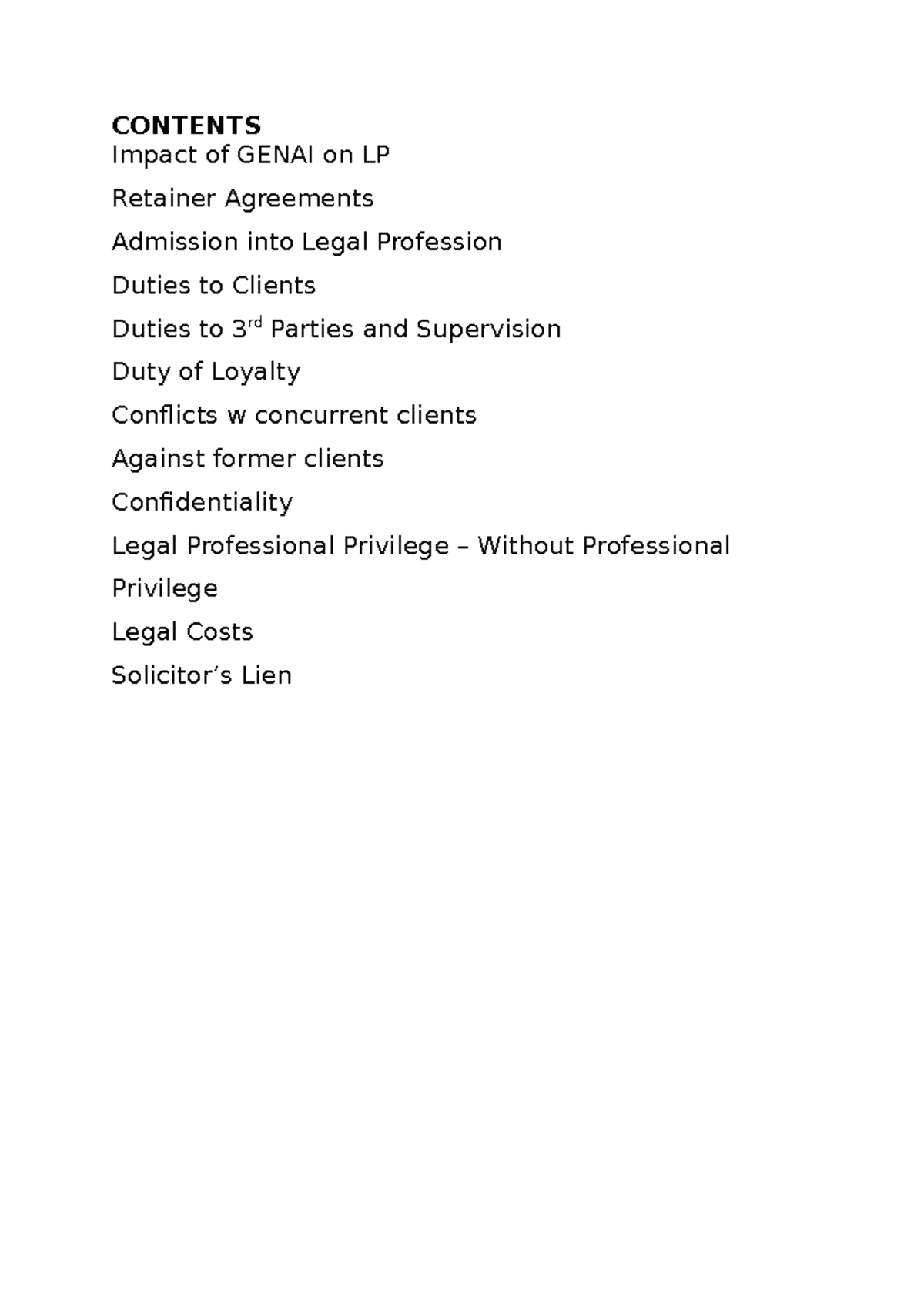 KLP Case Study: Impact of GENAI on Legal Practice and Ethical Duties ...