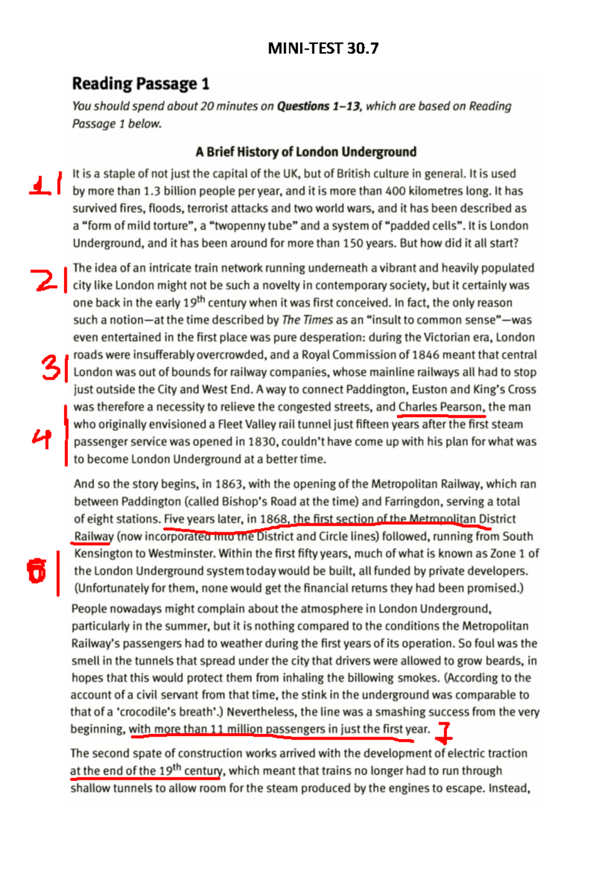 Mini test reading - Ielts Reading - MINI-TEST 30. - Studocu