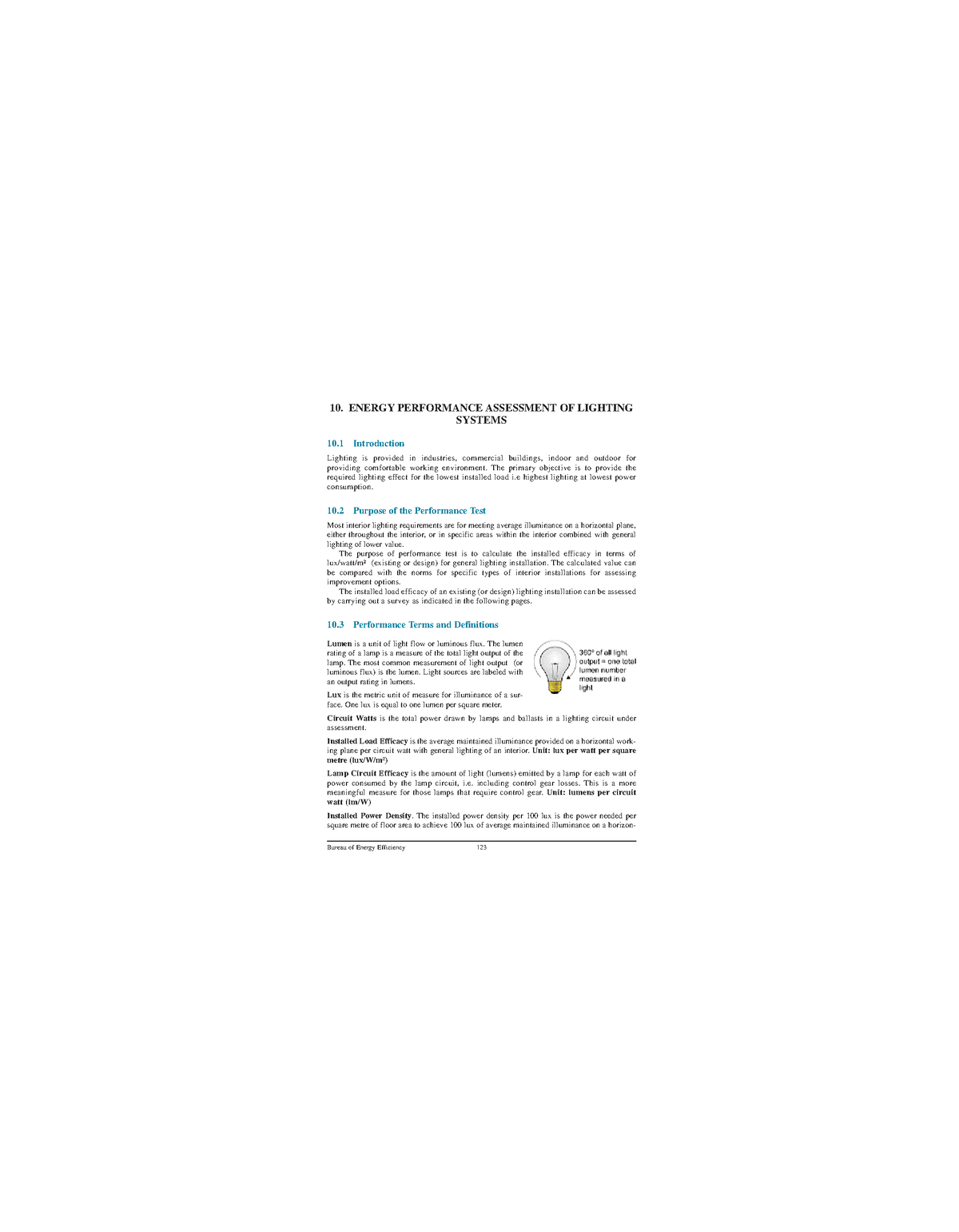 Energy performance Assessment of lighting Systems - 10. ENERGY ...