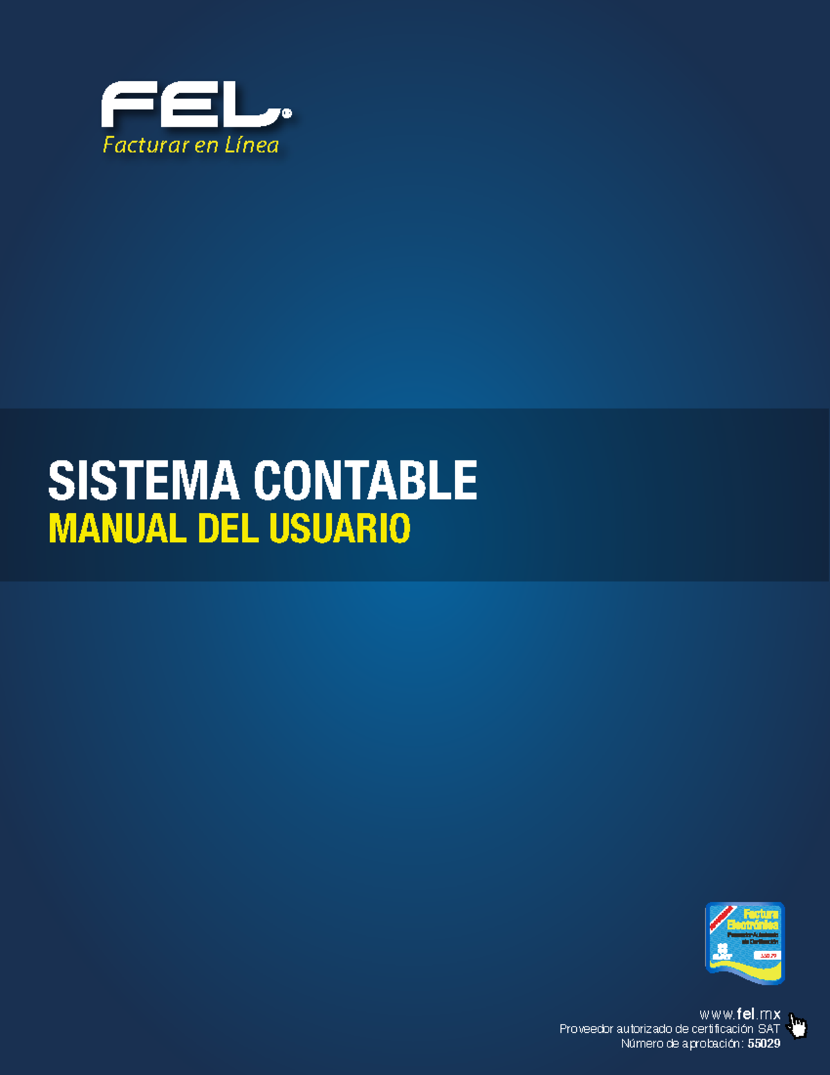 Manual del Usuario para el Sistema Contable 55029: Facturación en Línea ...