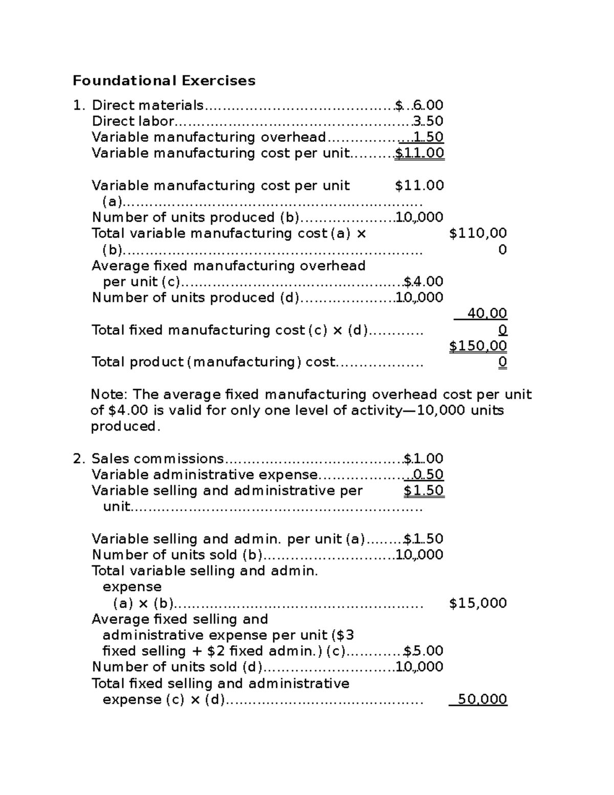 Chapter 2 Foundational Exercises - Foundational Exercises 1. Direct ...