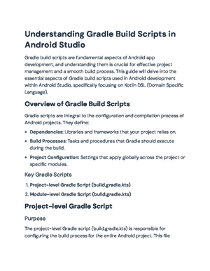 Android Dev Guide: Build a Simple Greetings App Step-by-Step - Studocu