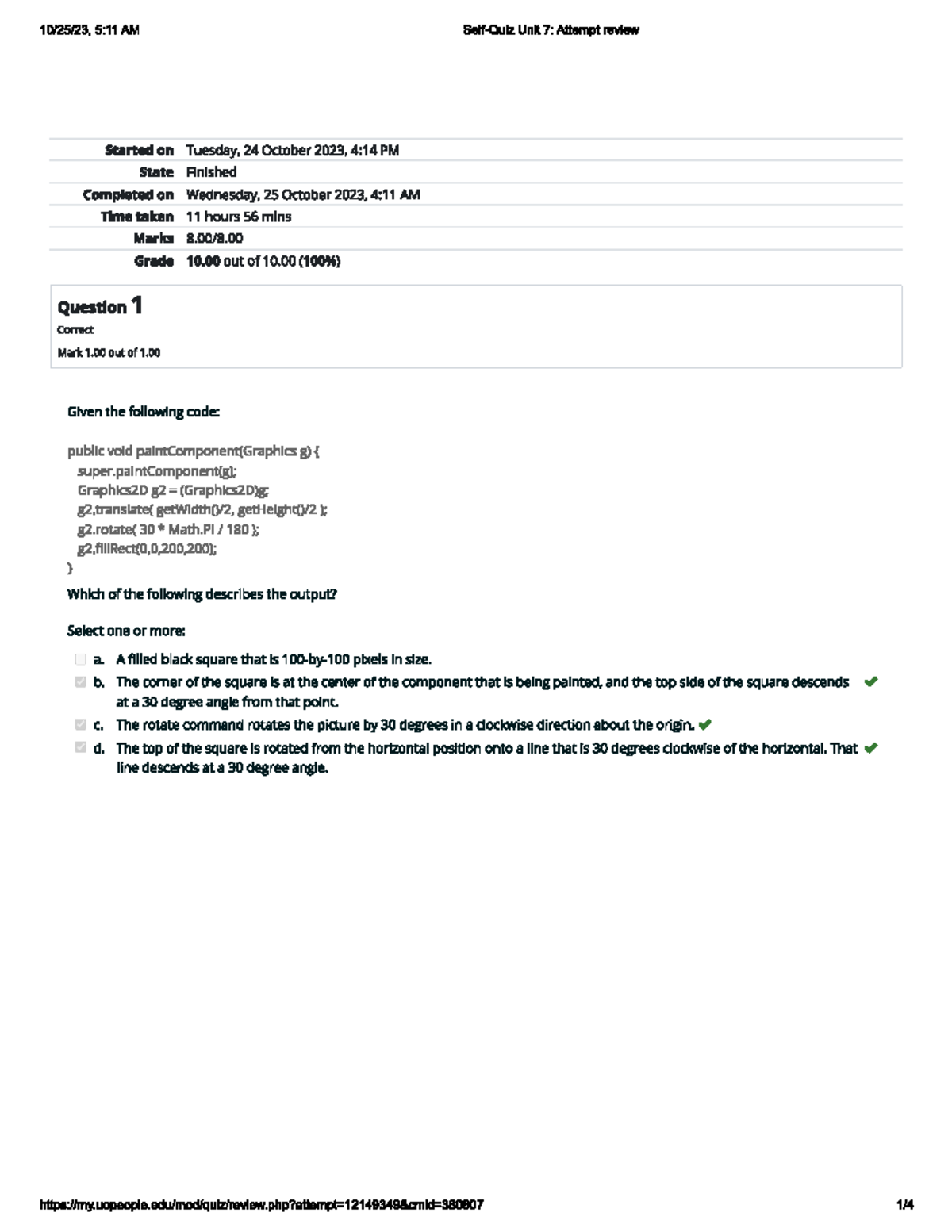 Quiz 7 - Study Notes and Solutions - Studocu
