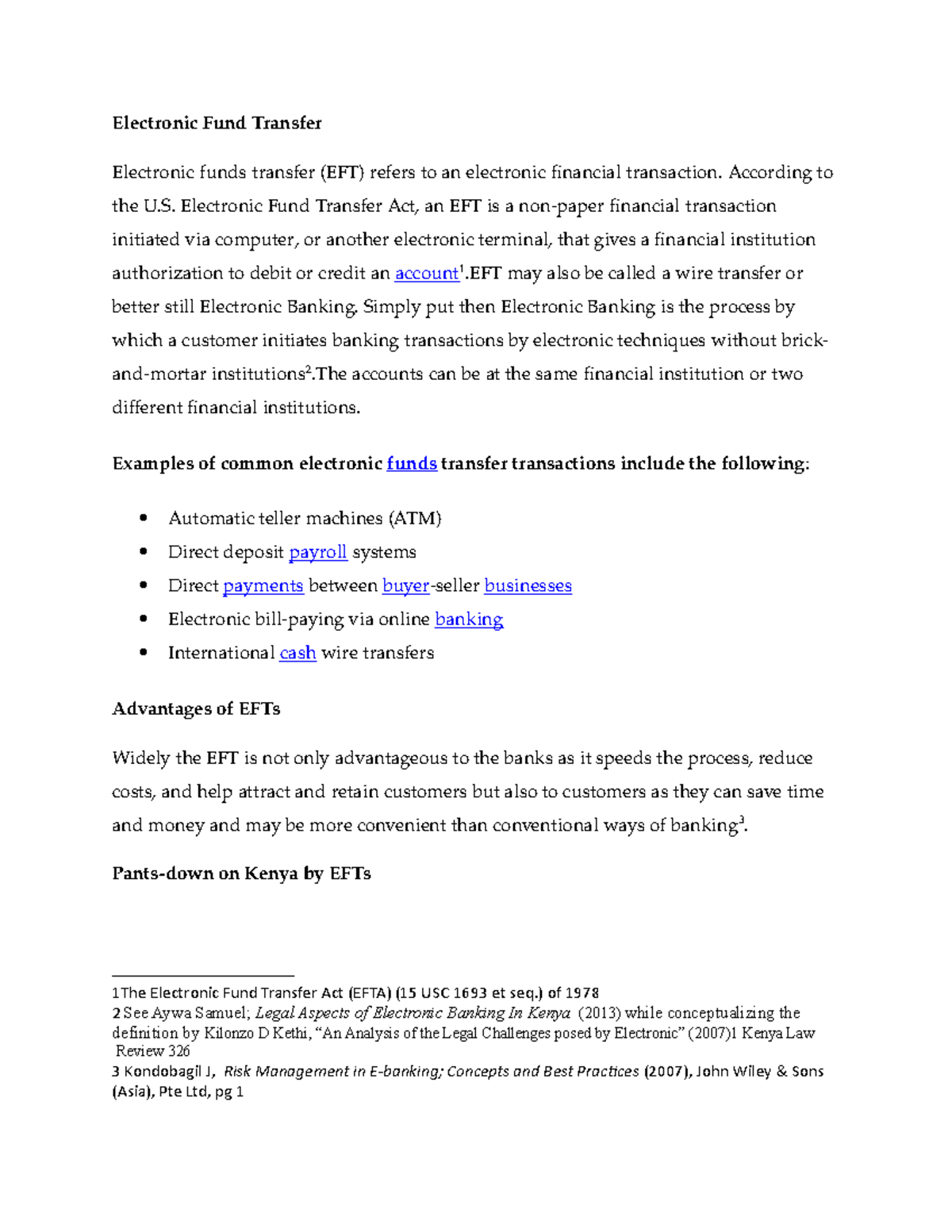 EFT 101: Understanding Electronic Fund Transfers and Their Benefits ...