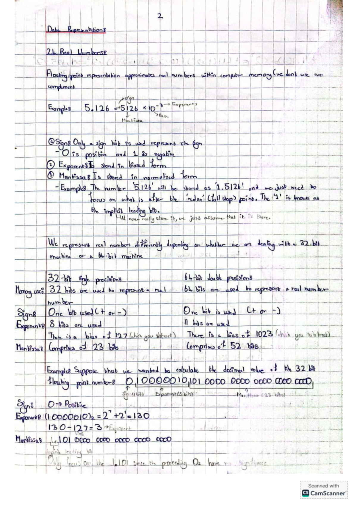 BCO Data Representation Notes - Studocu