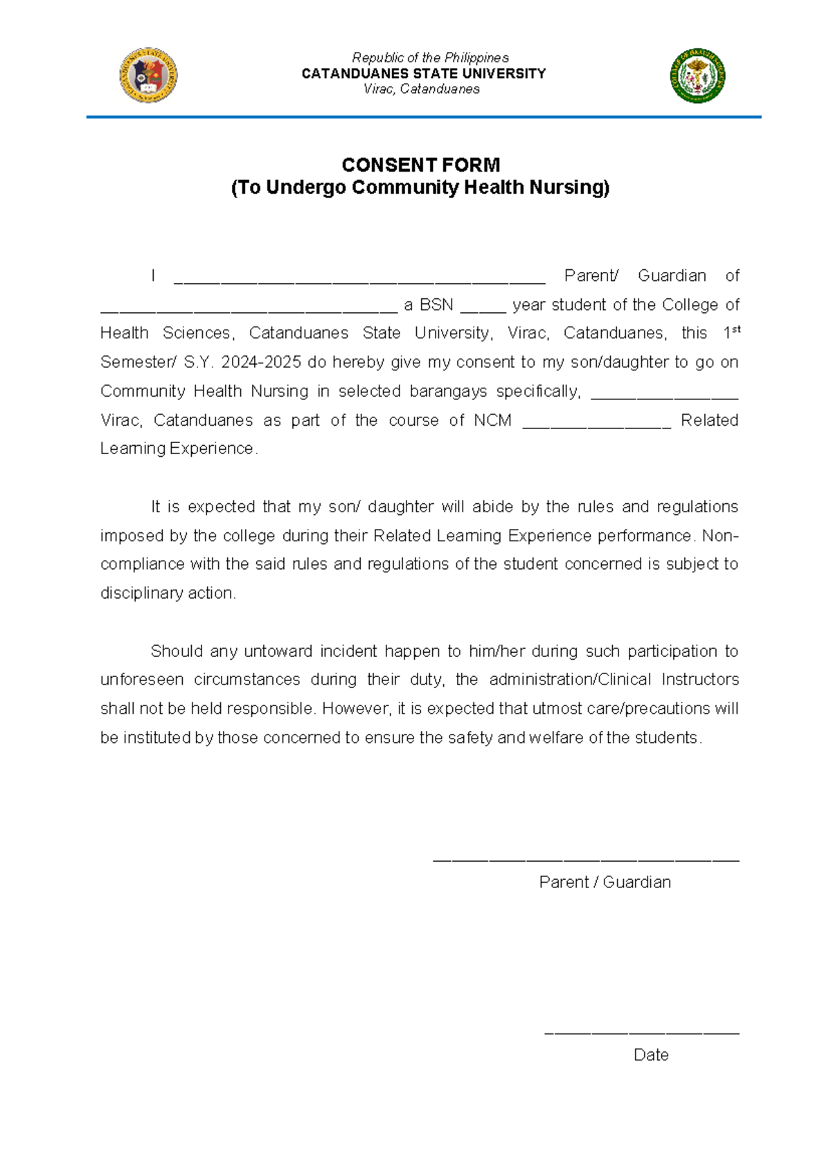 Consent-Form-CHN - Consent Form CHN - Republic of the Philippines ...