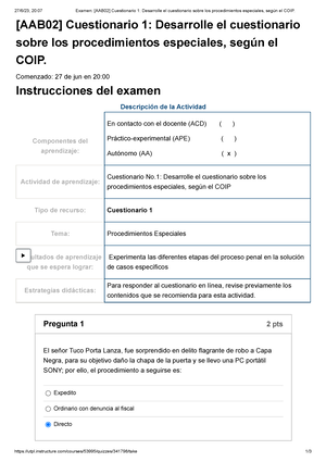 Solved Cul De Estos No Es Un Tipo De Tortura Segn El Cdigo Orgnico