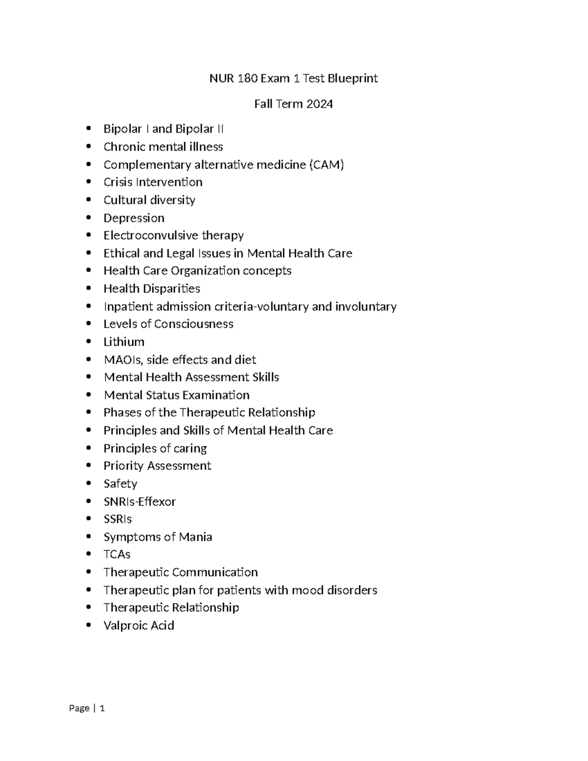 NUR 180 Week 6 Assignment: Interpersonal Violence & Mental Health ...