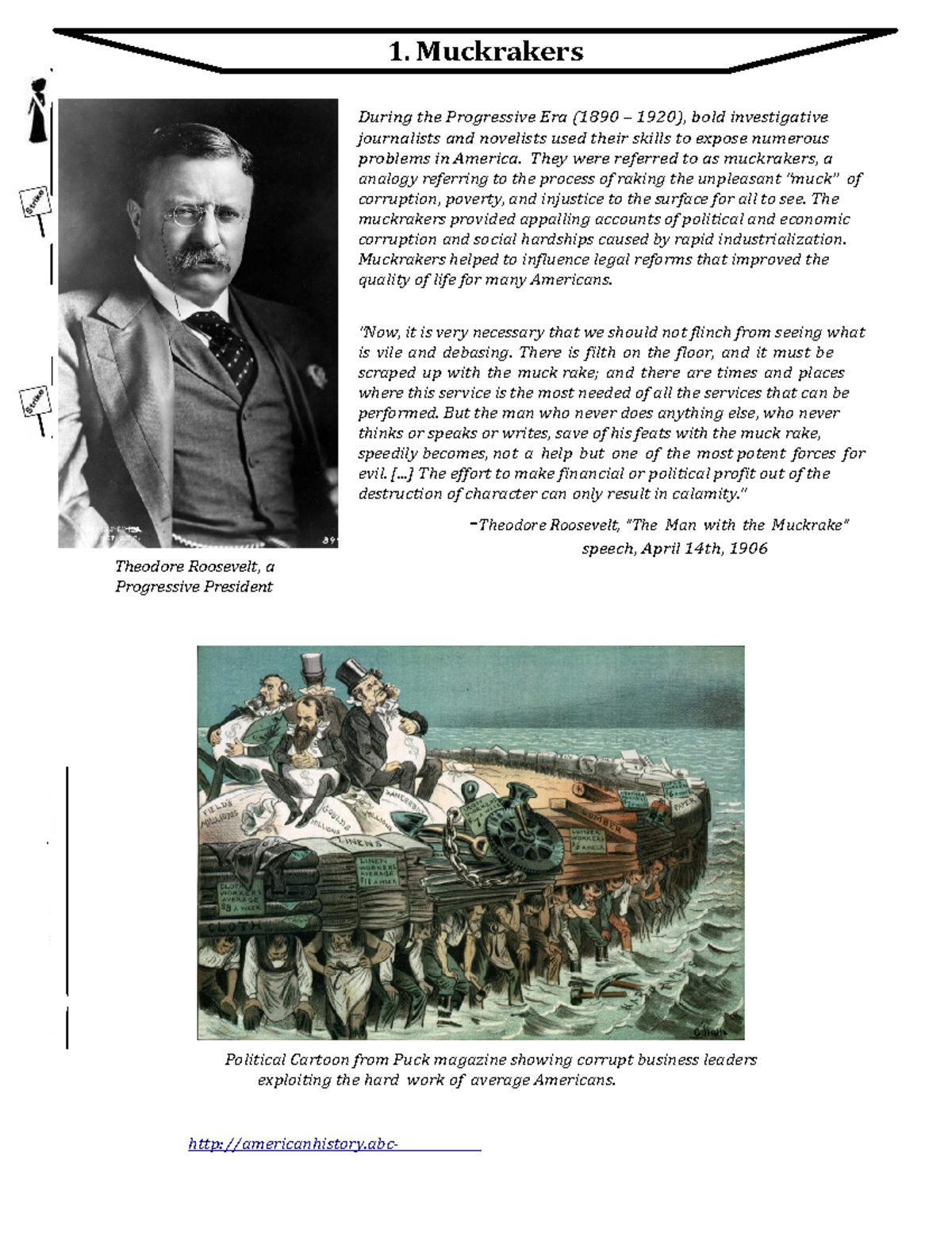 Muckrakers Progressive Era Examples