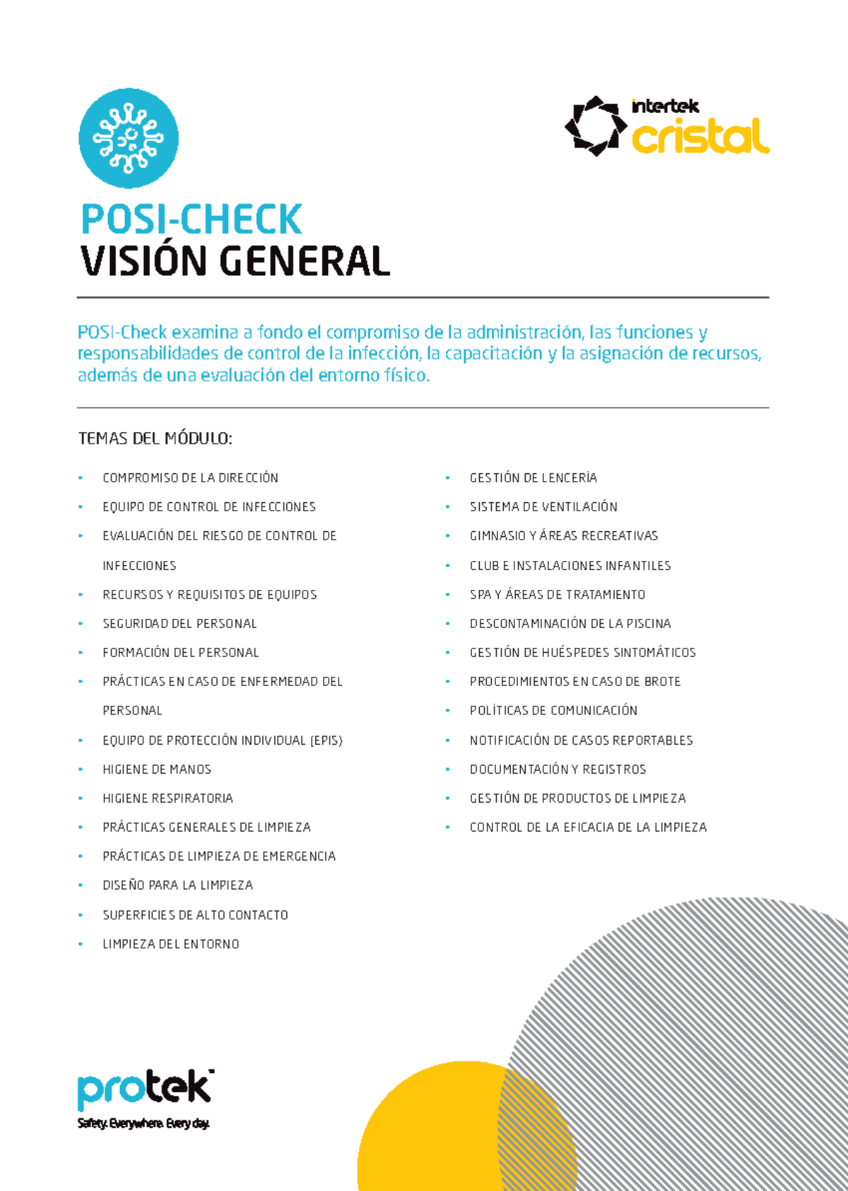POSI-CHECK: Evaluación de Control de Infecciones y Seguridad - Studocu
