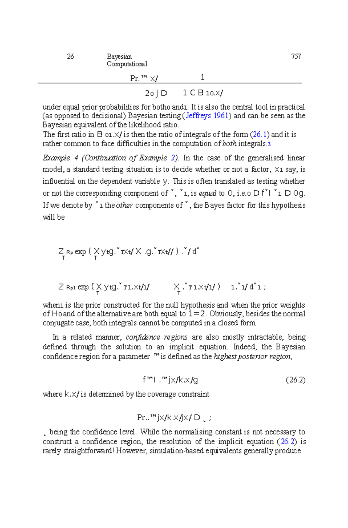 Bayesian Computational Methods: Handbook Summary (2012) - Studocu