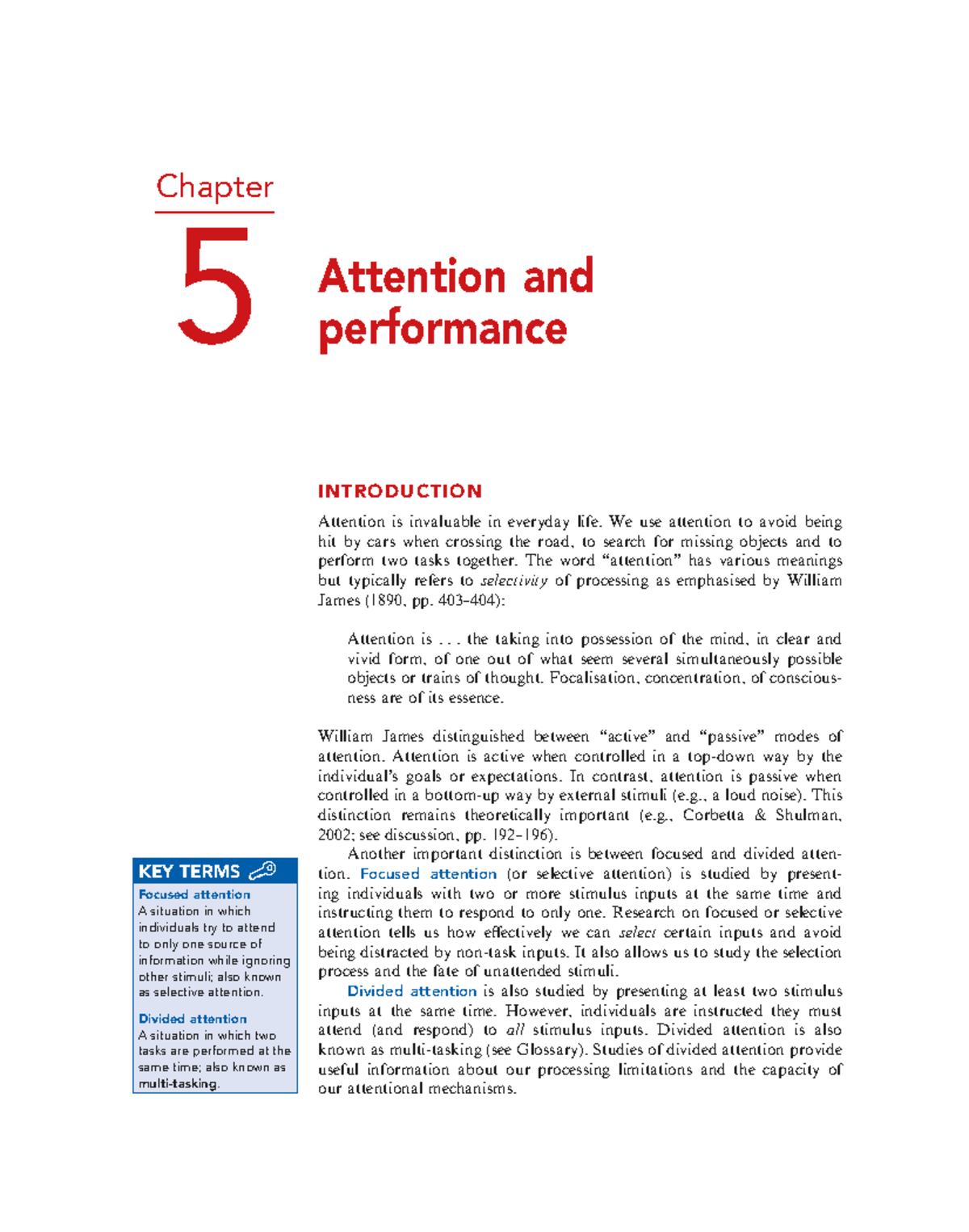 Photo inspiration: Visual Reference: Chapter 5 Attention And Performance