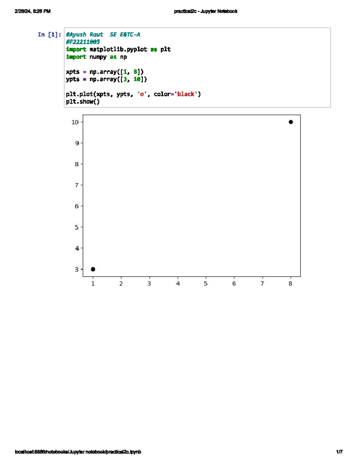 Data Analytics Lab - Practical 3B: Visualizing Data with Python - Studocu