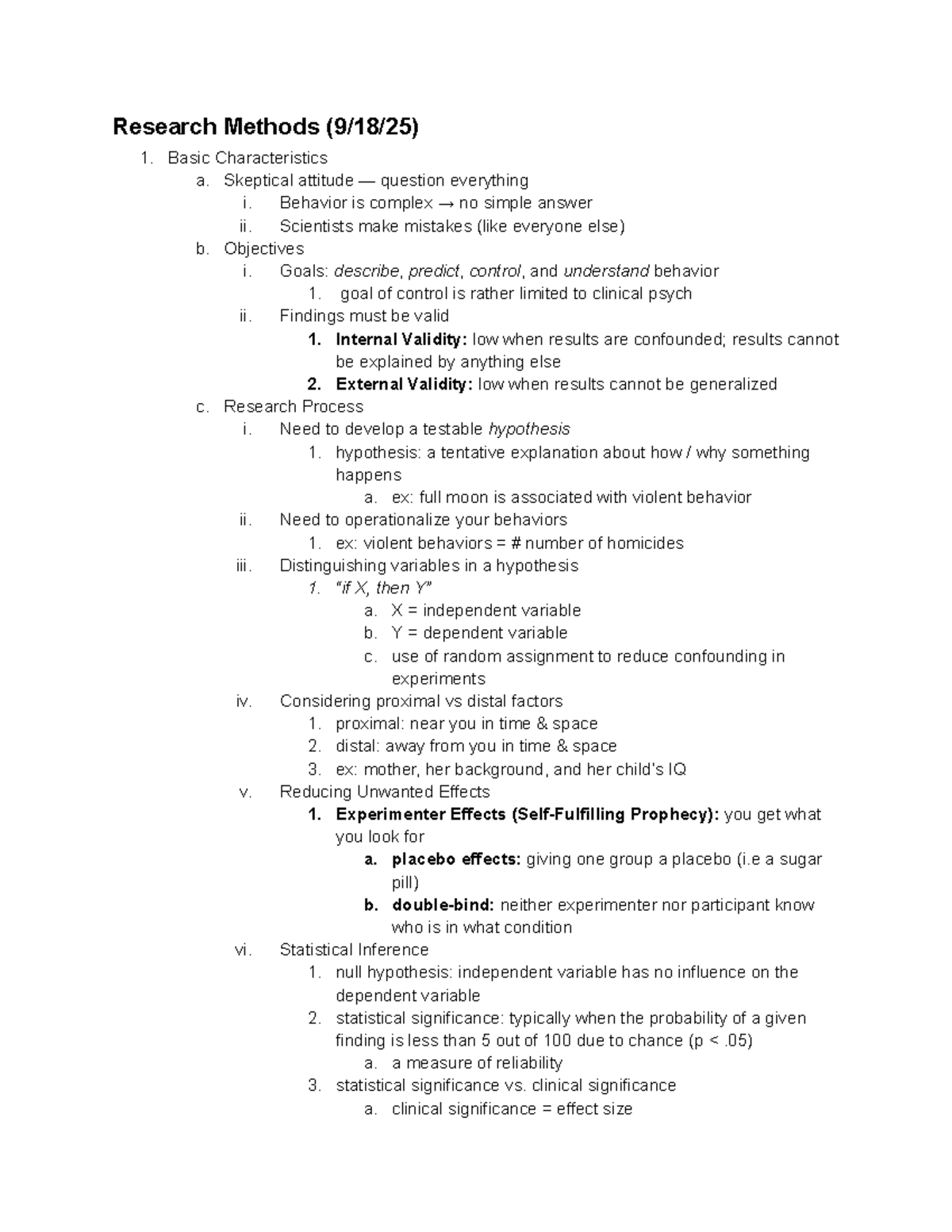 Psych 270 - Abnormal Psychology Lecture Notes for Exam 2 - Studocu