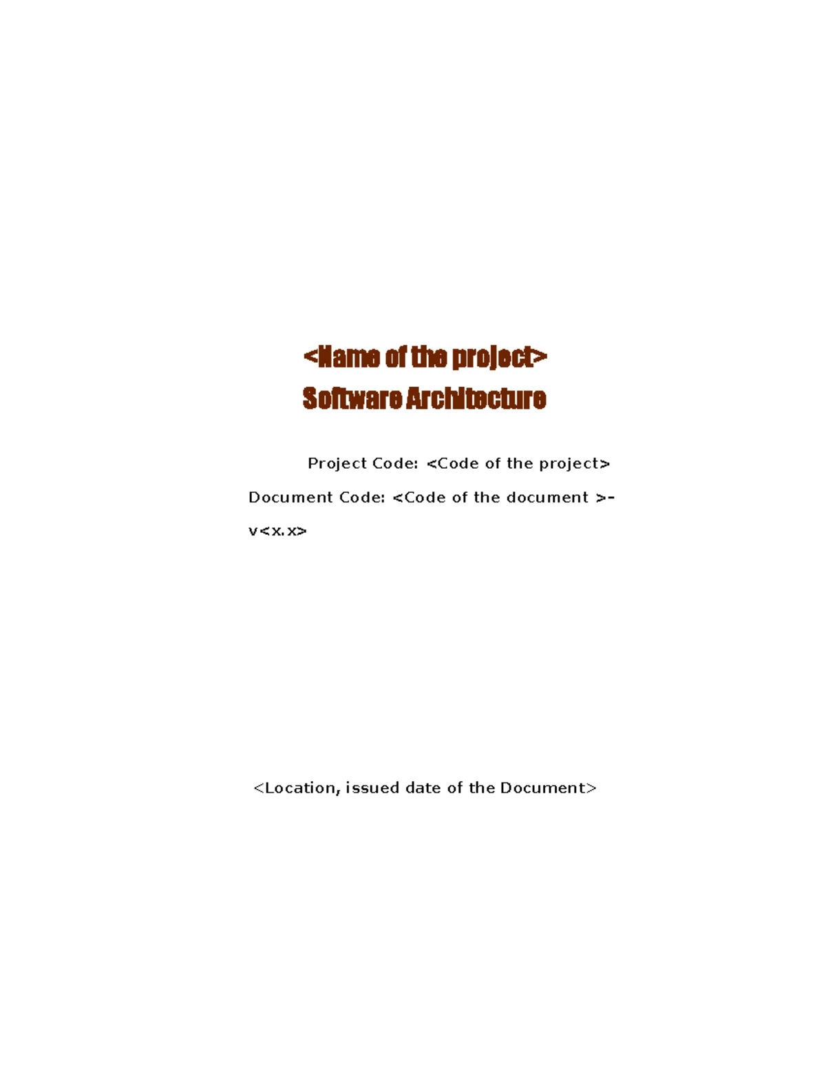 Class Design Document Template - Project Code: aasdaaasda - Studocu