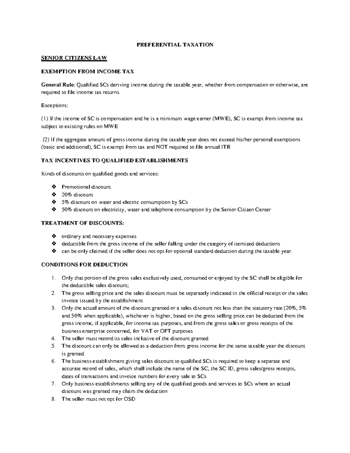 361181814-Preferential-Taxation - PREFERENTIAL TAXATION SENIOR CITIZENS ...