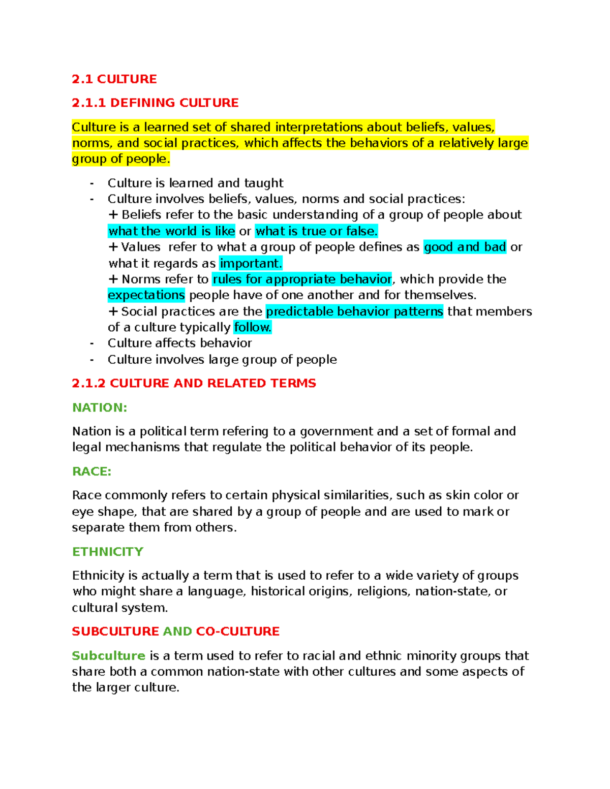 Chapter 2 - Culture and Intercultural Communication Overview - Studocu