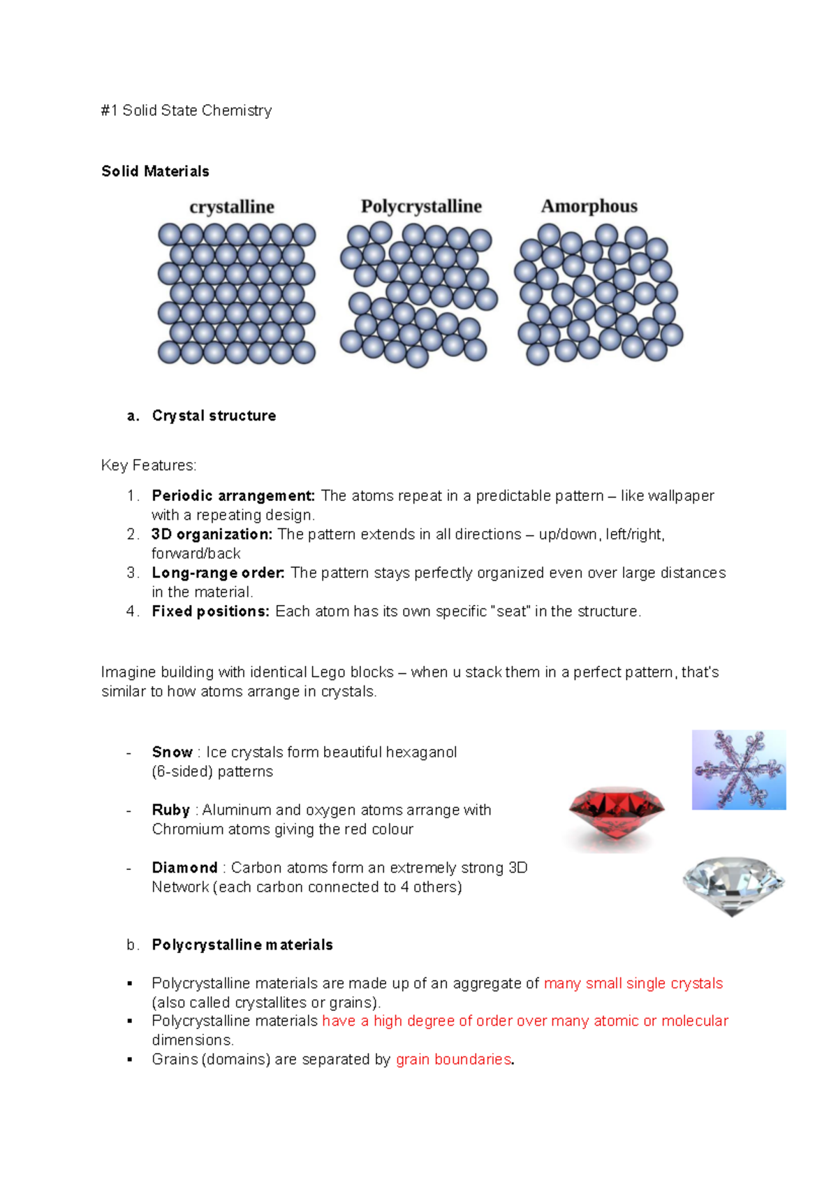 SKT 1 - Lecture Notes on Solid State Chemistry and Crystal Structures ...
