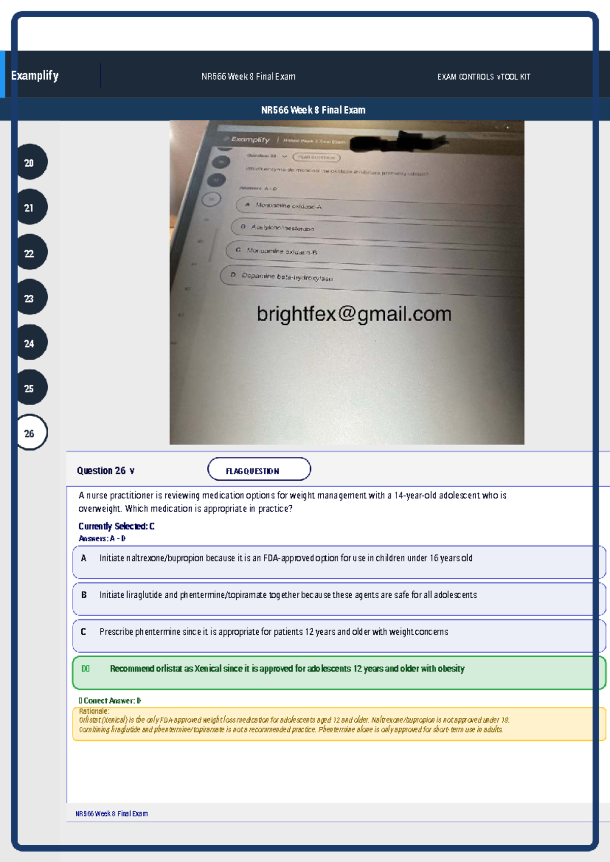 NR566 Week 8 Final Exam Study Guide and Question Review - Studocu