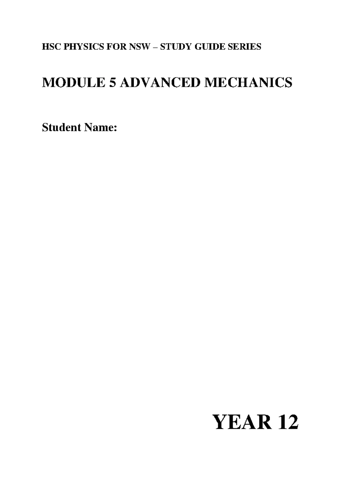 Physics Summaries - Entire phyiscs course summary - PHYSICS SUMMARY ...