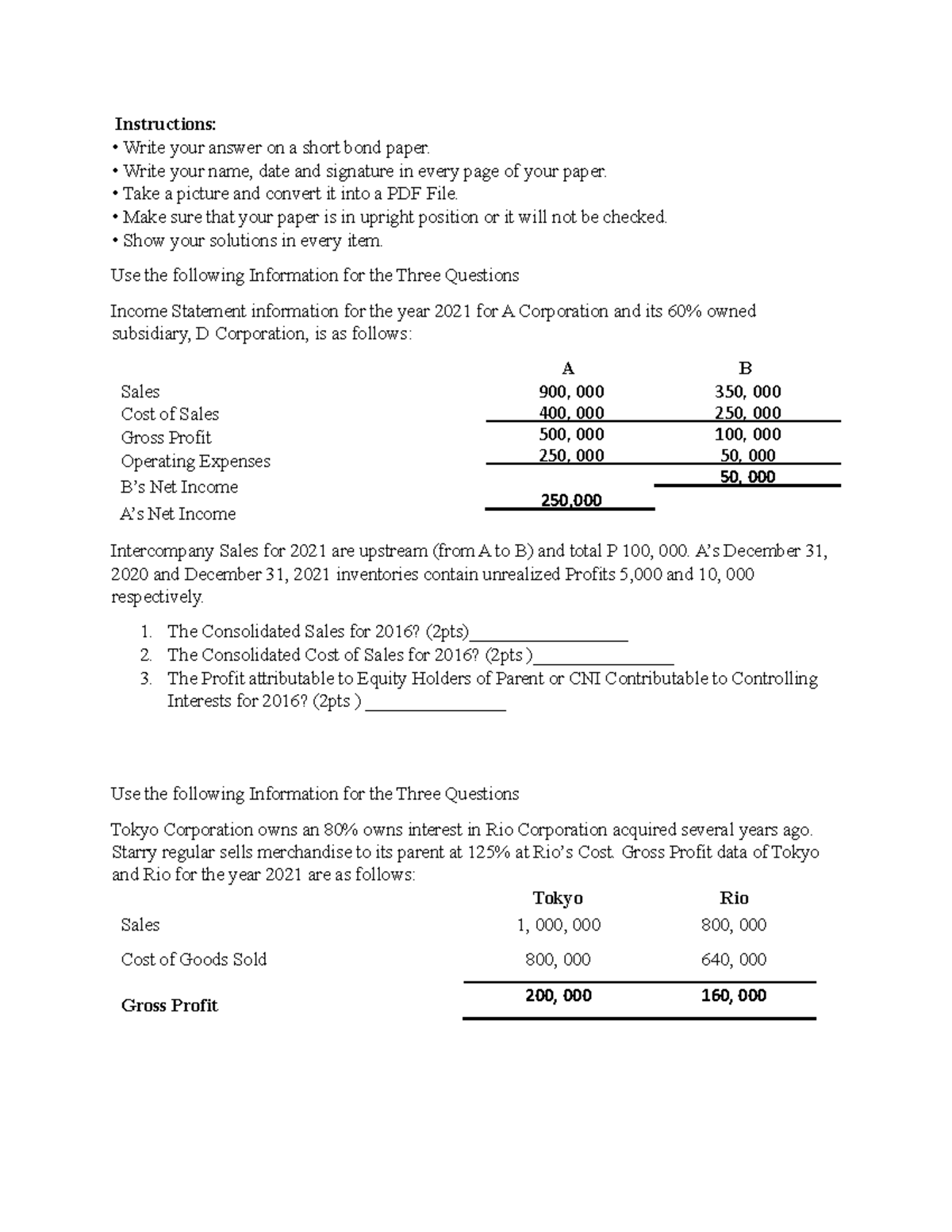 Tax Question - They can used this to enhance their critical thinking ...
