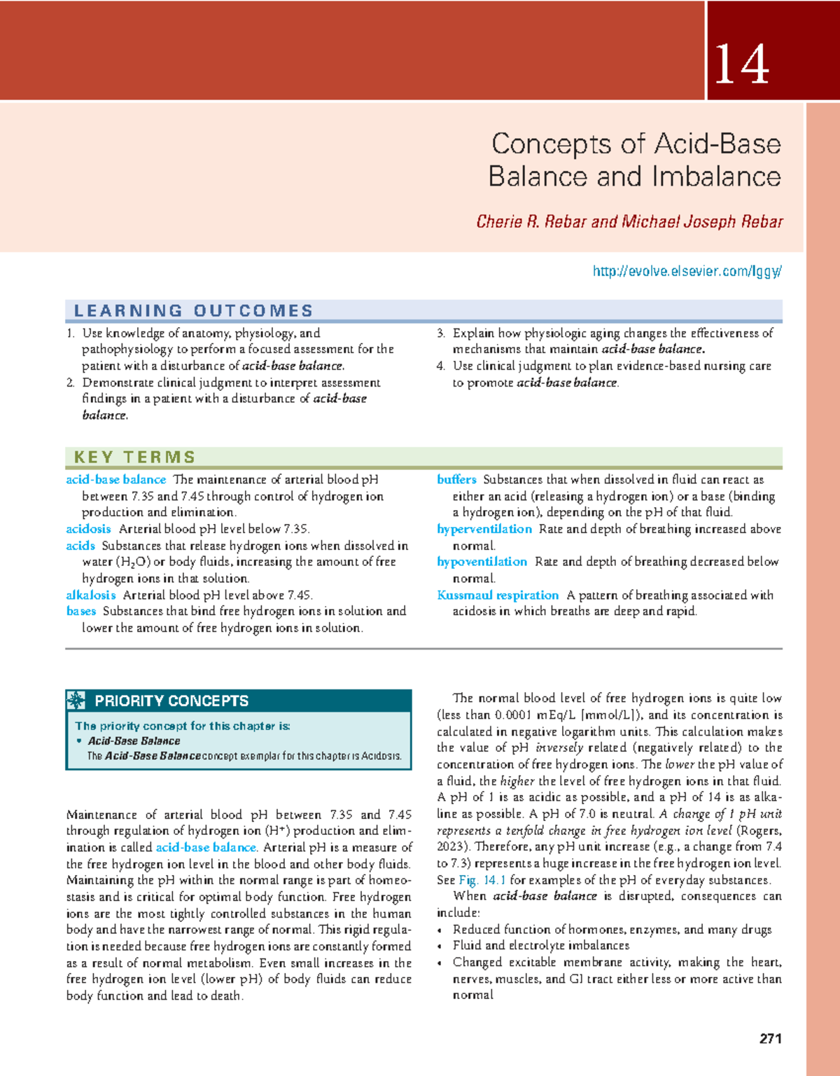 Nursing Interventions for Acid-Base Balance Disorders (NUR 314) - Studocu