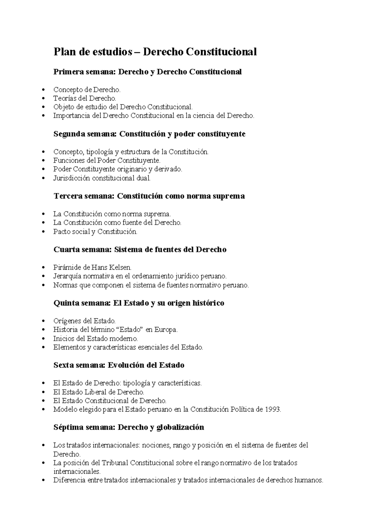 Resumen del Examen de Derecho Constitucional (DC-101) - Studocu