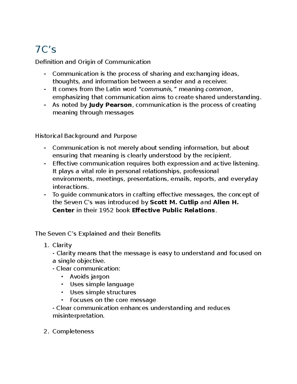 Pur Com 101 Midterm Exam: Key Concepts in Communication - Studocu