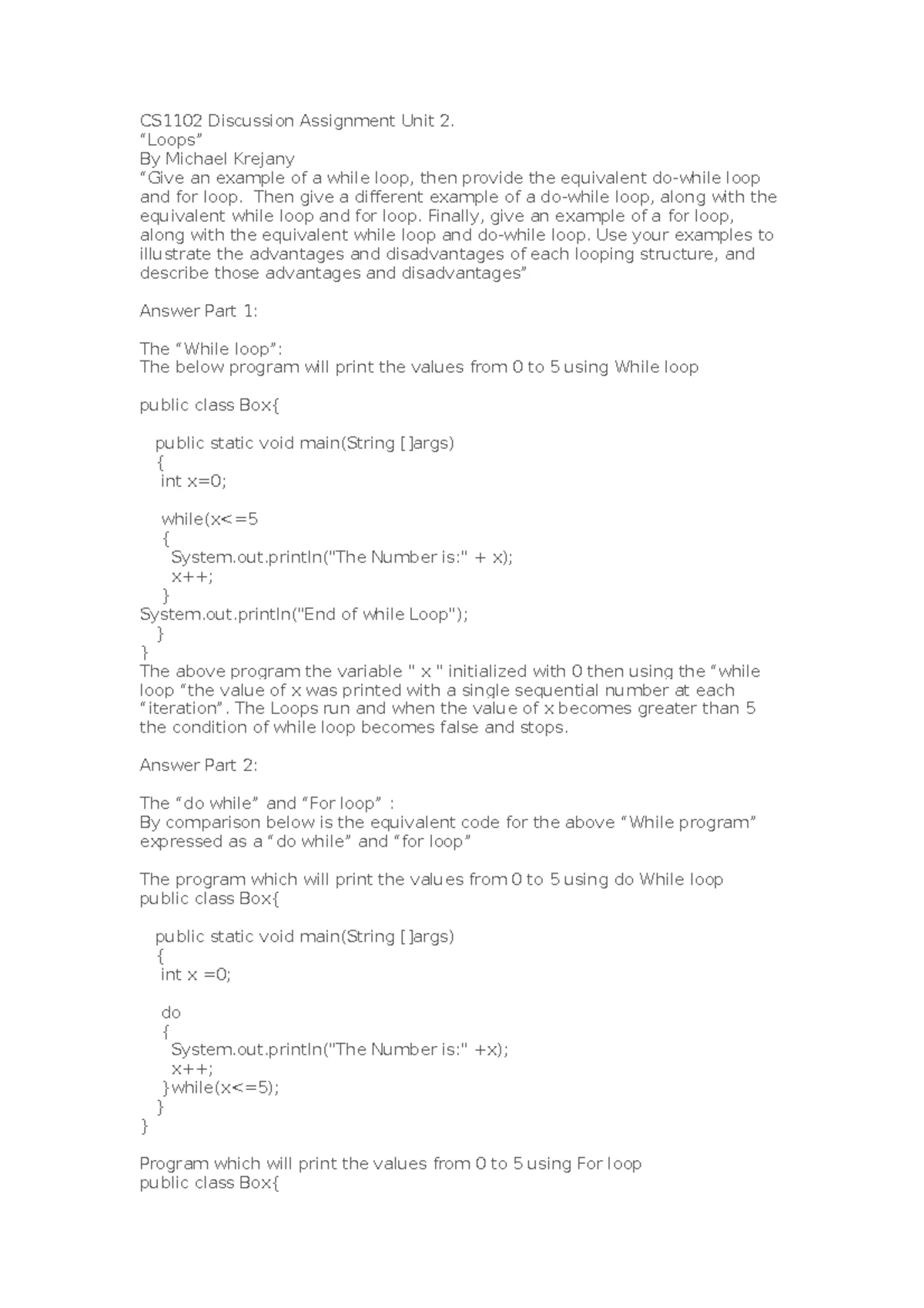Unit 8 Assignment - Java Code Implementation - CS 1102-01 - AY2025-T ...
