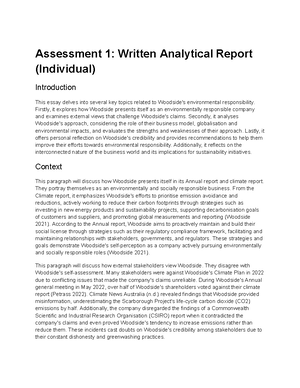 Global Trade Operations Assignment 1 - HD - OMGT2246 Global Trade ...