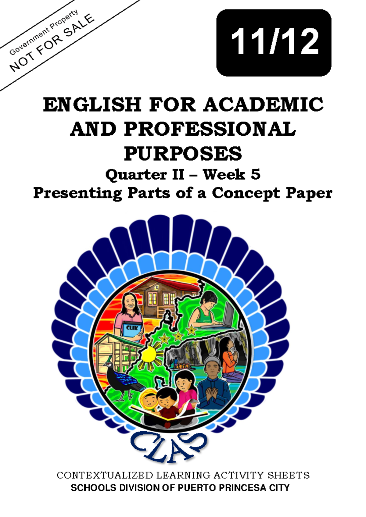 EAPP 11 Q2 W5: Guide on Presenting Parts of a Concept Paper - Document Preview